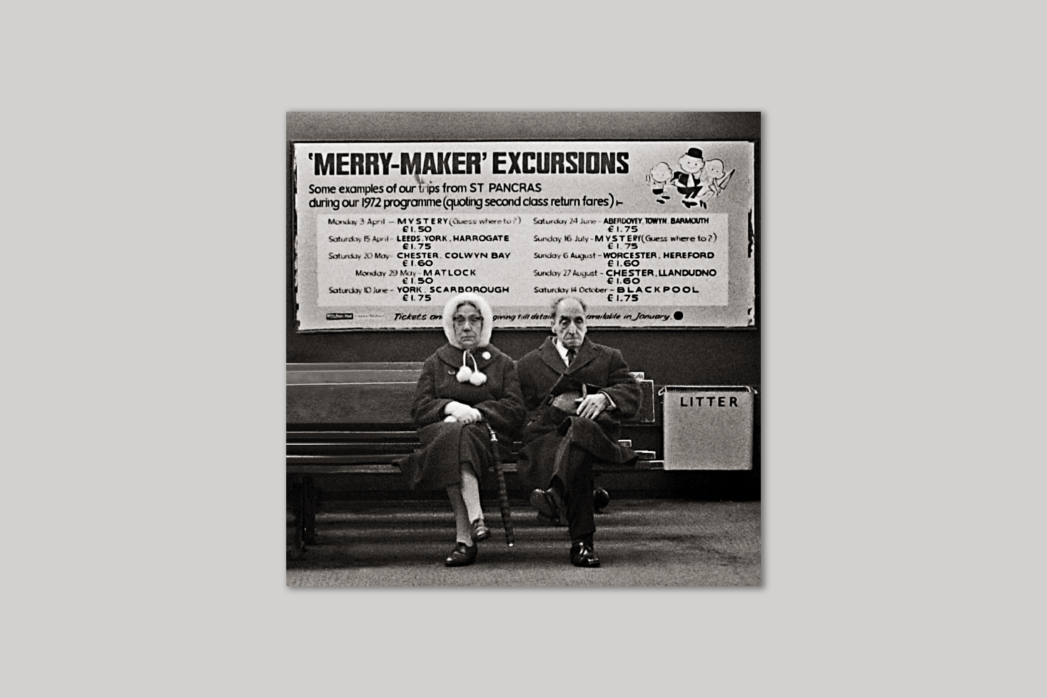 Merry Makers retro photograph from Exposure range of photographic cards by Icon.