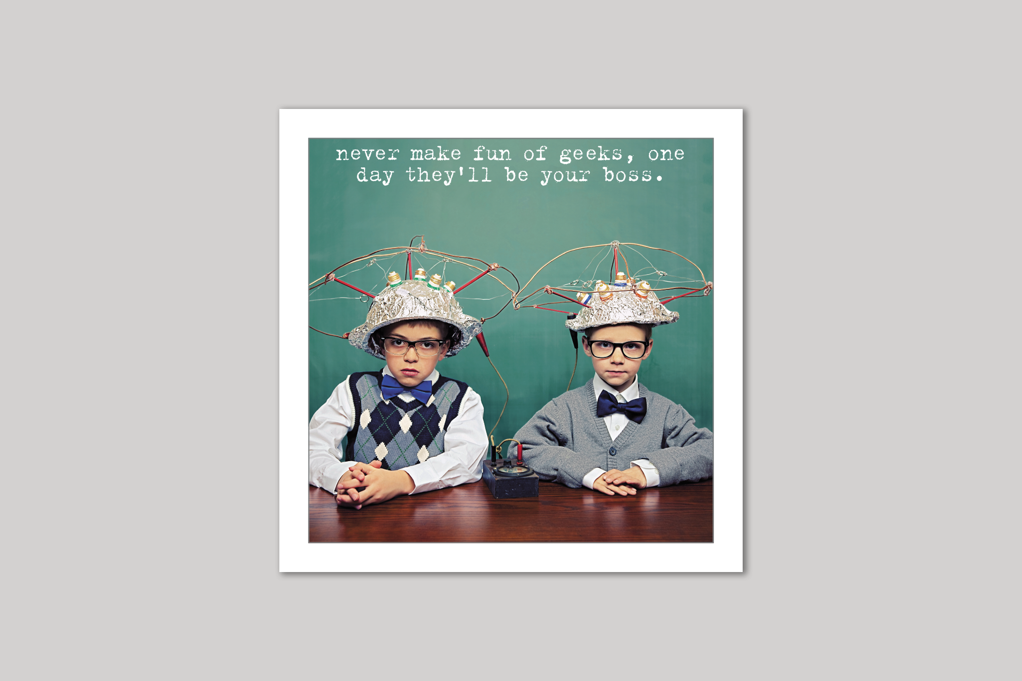 Geeks from Life Is Sweet range of greeting cards by Icon.