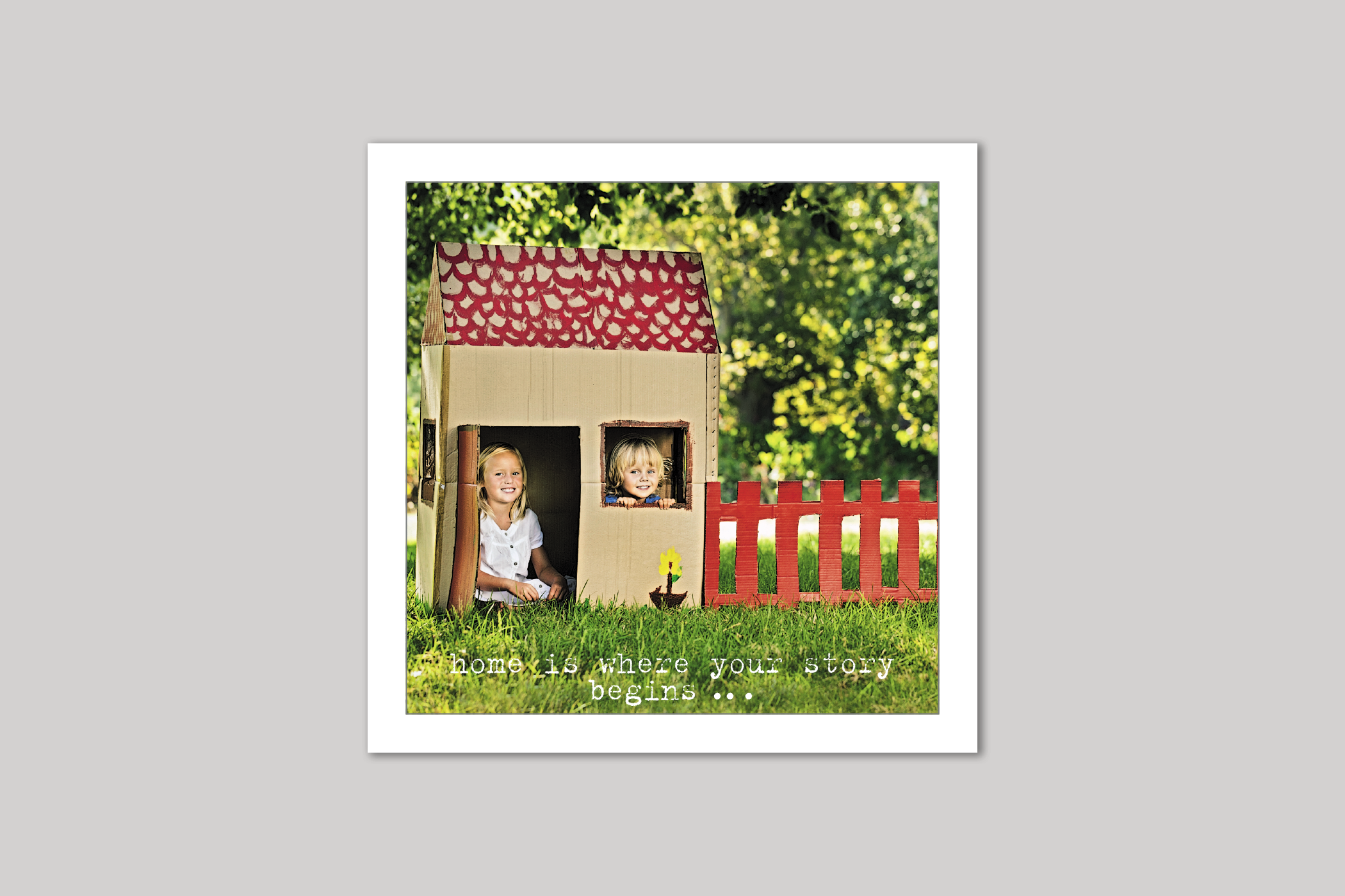Home Is....  new home card from Life Is Sweet range of greeting cards by Icon.