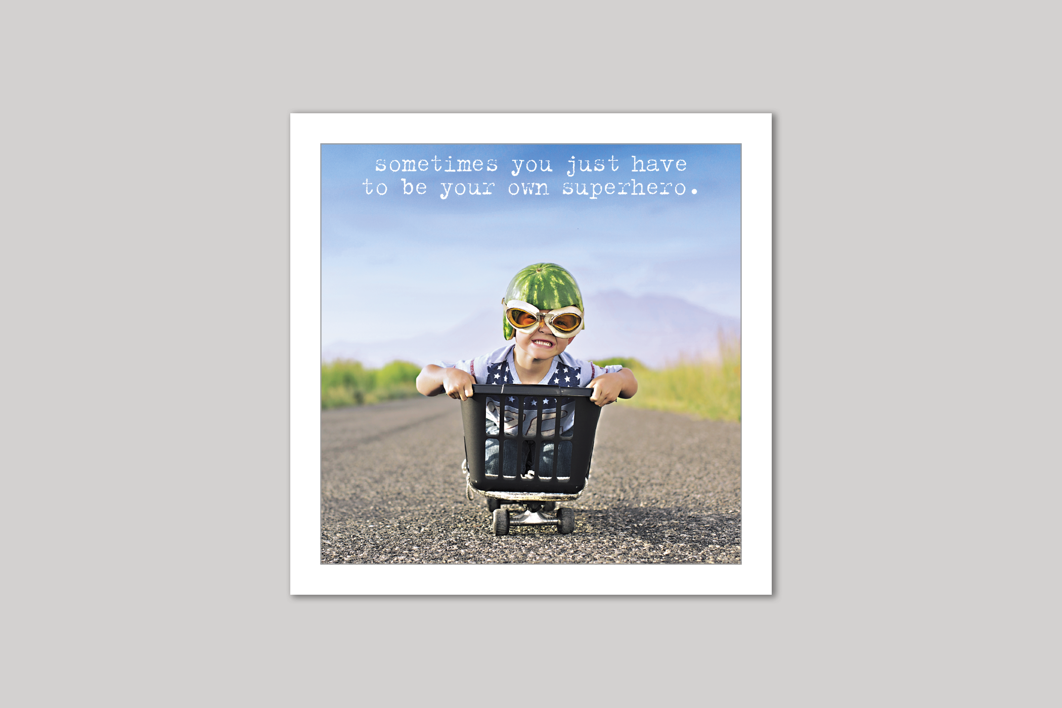 Be Your Own Superhero from Life Is Sweet range of greeting cards by Icon.