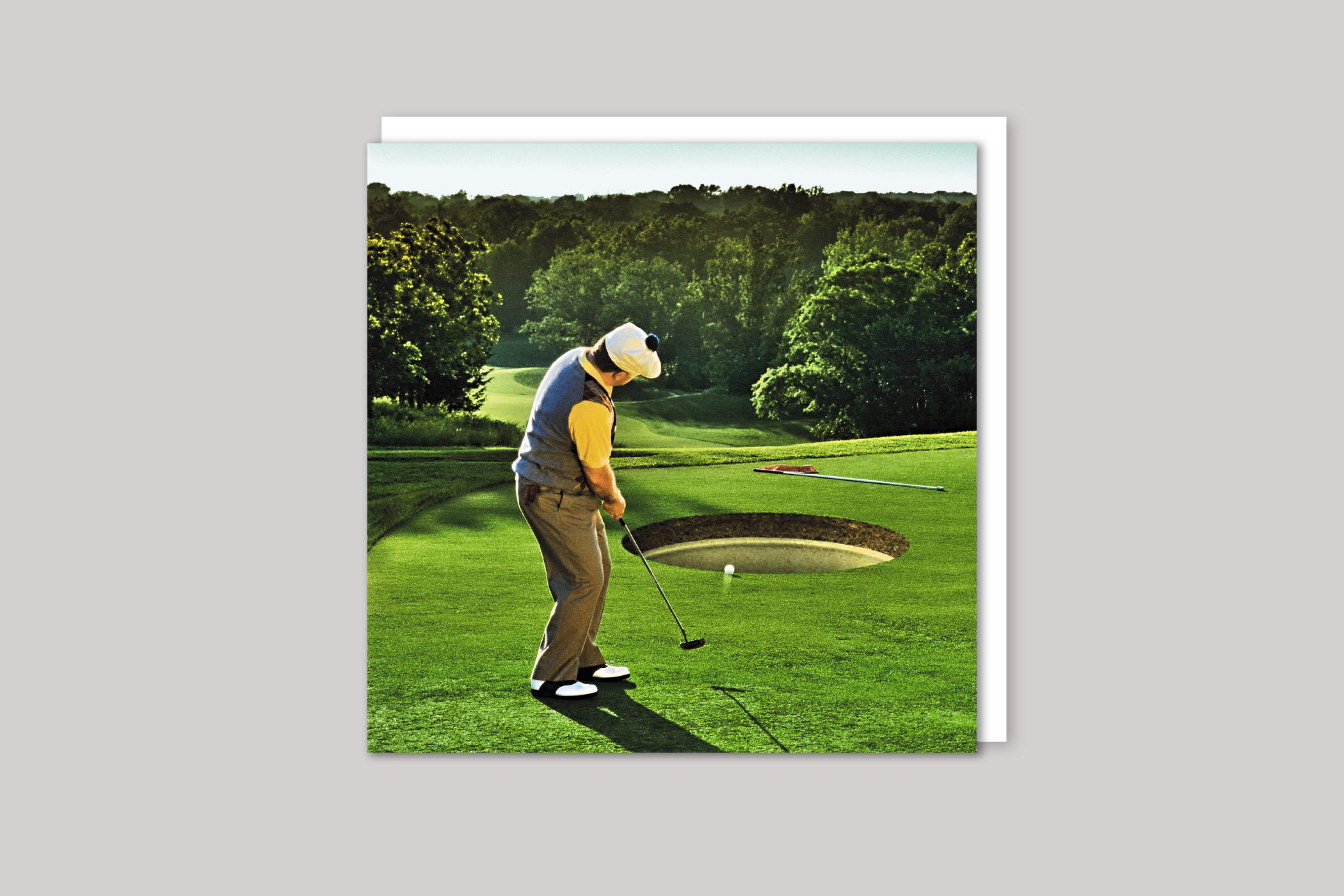 Fantasy Golf from Exposure range of photographic cards by Icon, back page.