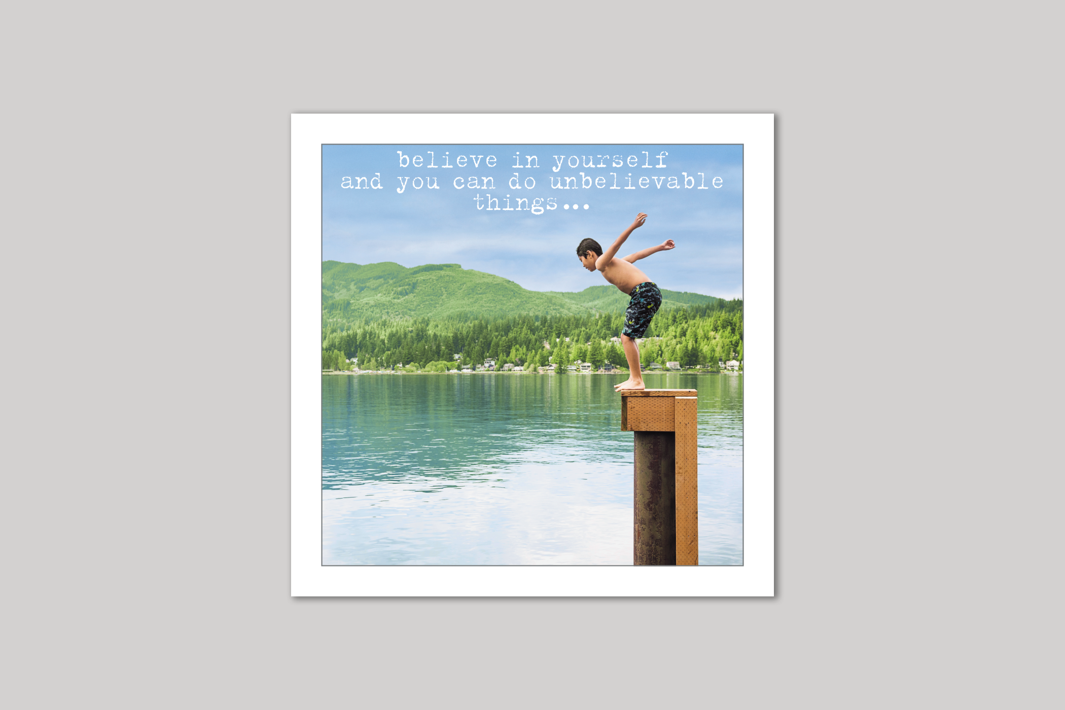 Believe in Yourself from Life Is Sweet range of greeting cards by Icon.