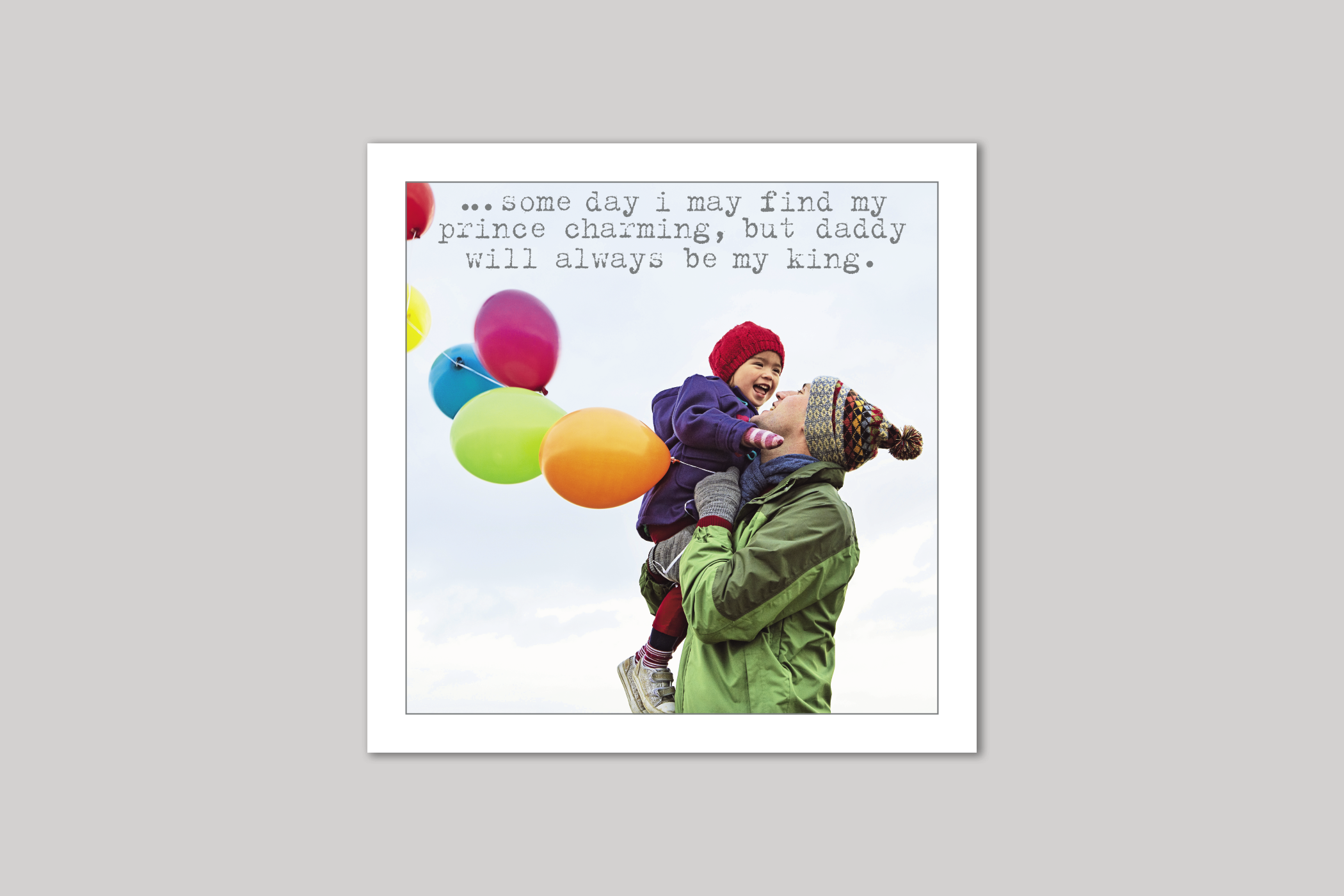 Daddy is King dad card from Life Is Sweet range of greeting cards by Icon.
