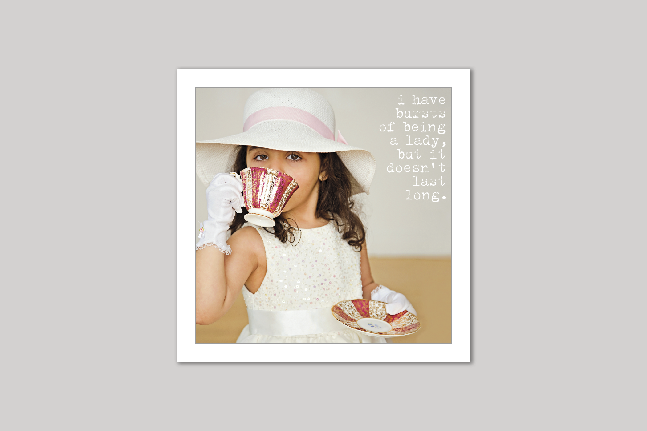 Being A Lady from Life Is Sweet range of greeting cards by Icon.