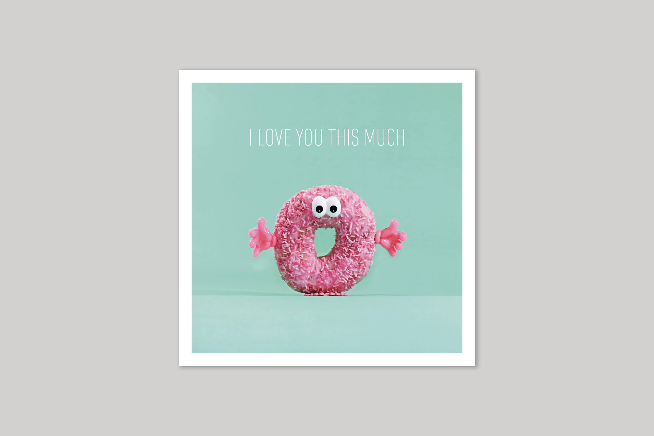 I Love You This Much from Beautiful Days range of contemporary photographic cards by Icon.