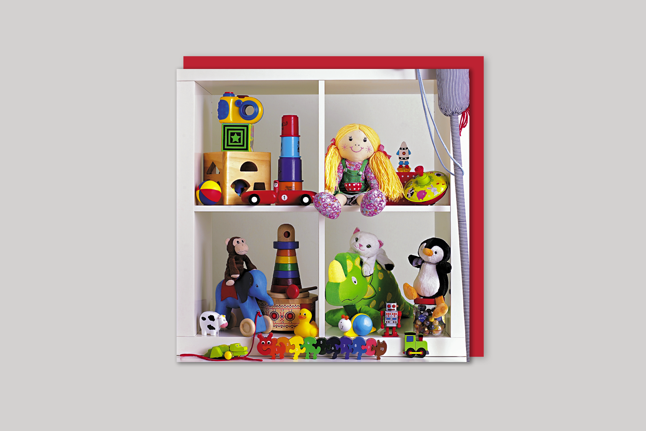 Favourite Toys from Exposure range of photographic cards by Icon, back page.