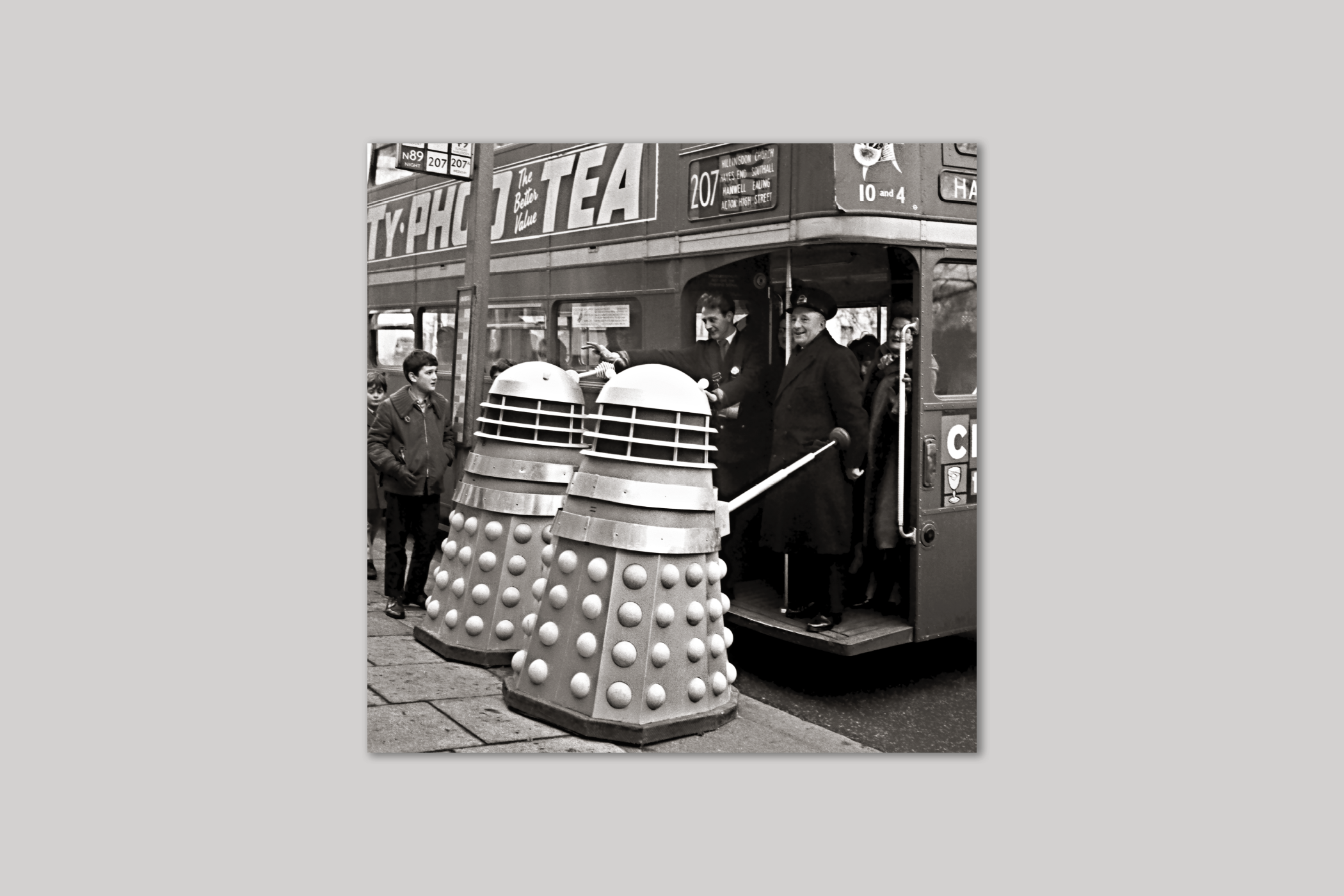 Dalek Day Trip retro photograph from Exposure range of photographic cards by Icon.