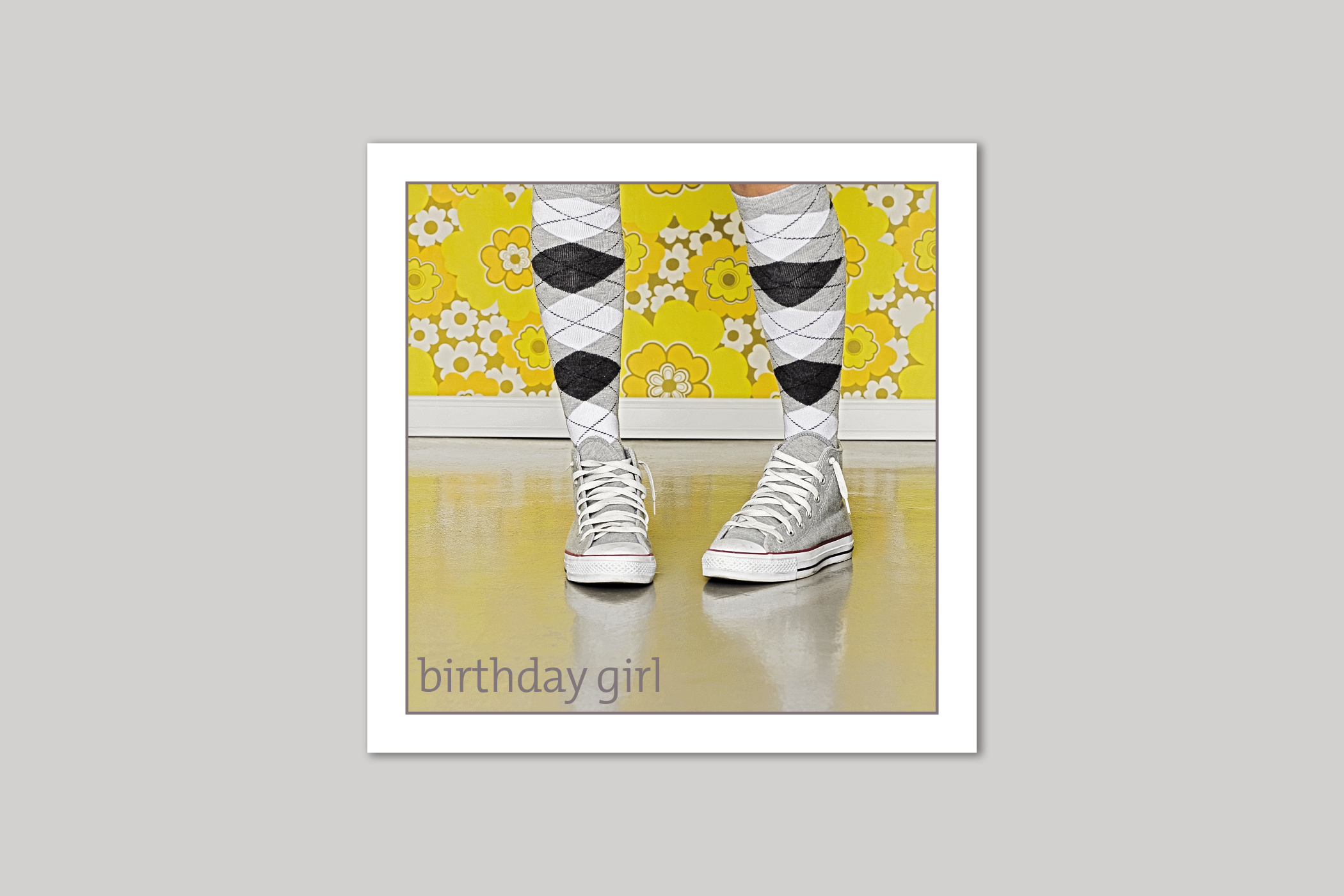 Birthday Girl from Exposure Silver Edition range of greeting cards by Icon.