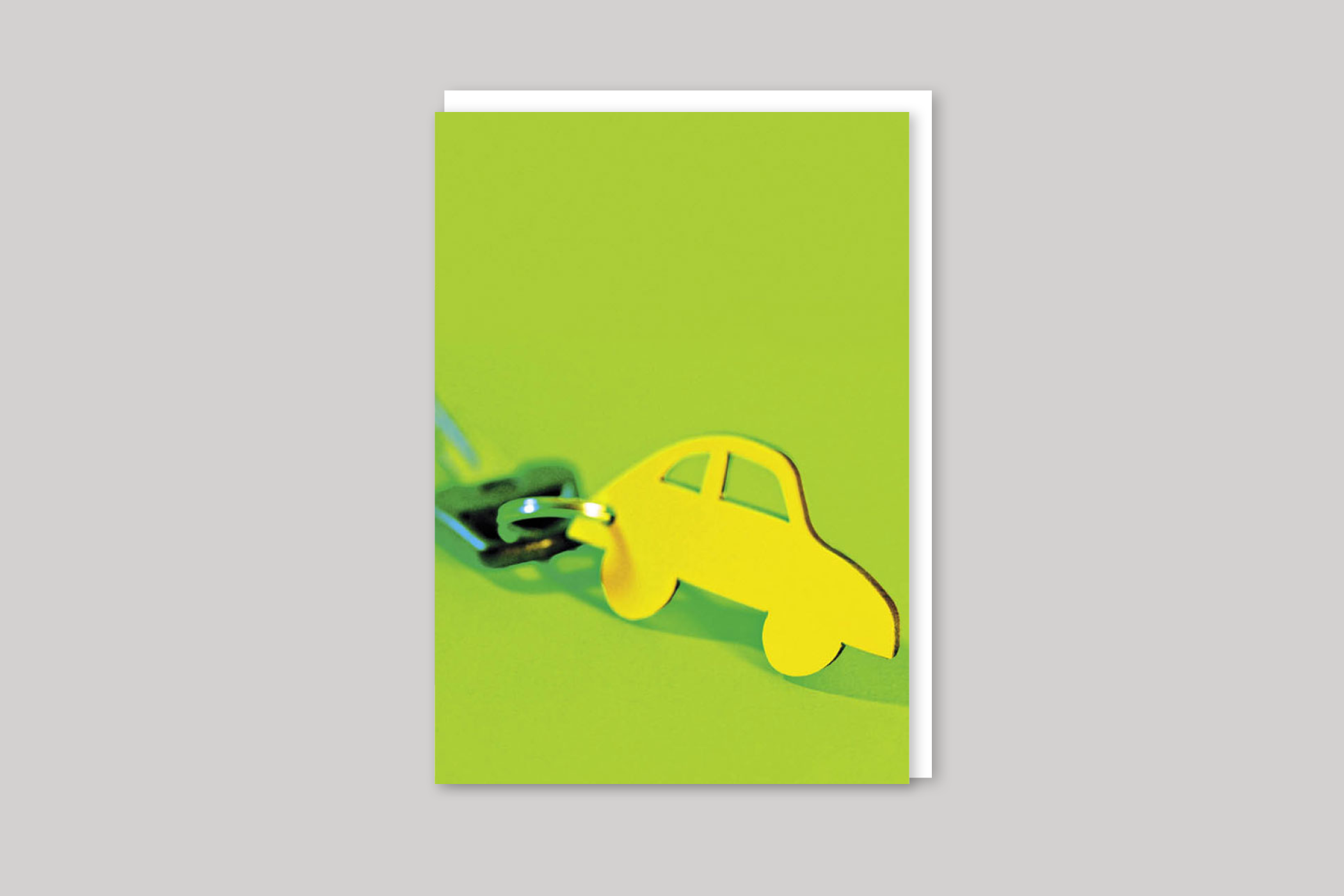 Car Keys driving test card from Exposure range of photographic cards by Icon, back page.