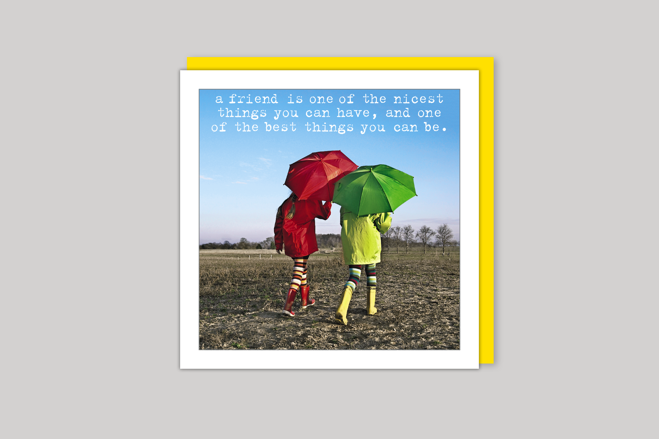 Best Thing You Can Be from Life Is Sweet range of greeting cards by Icon, back page.
