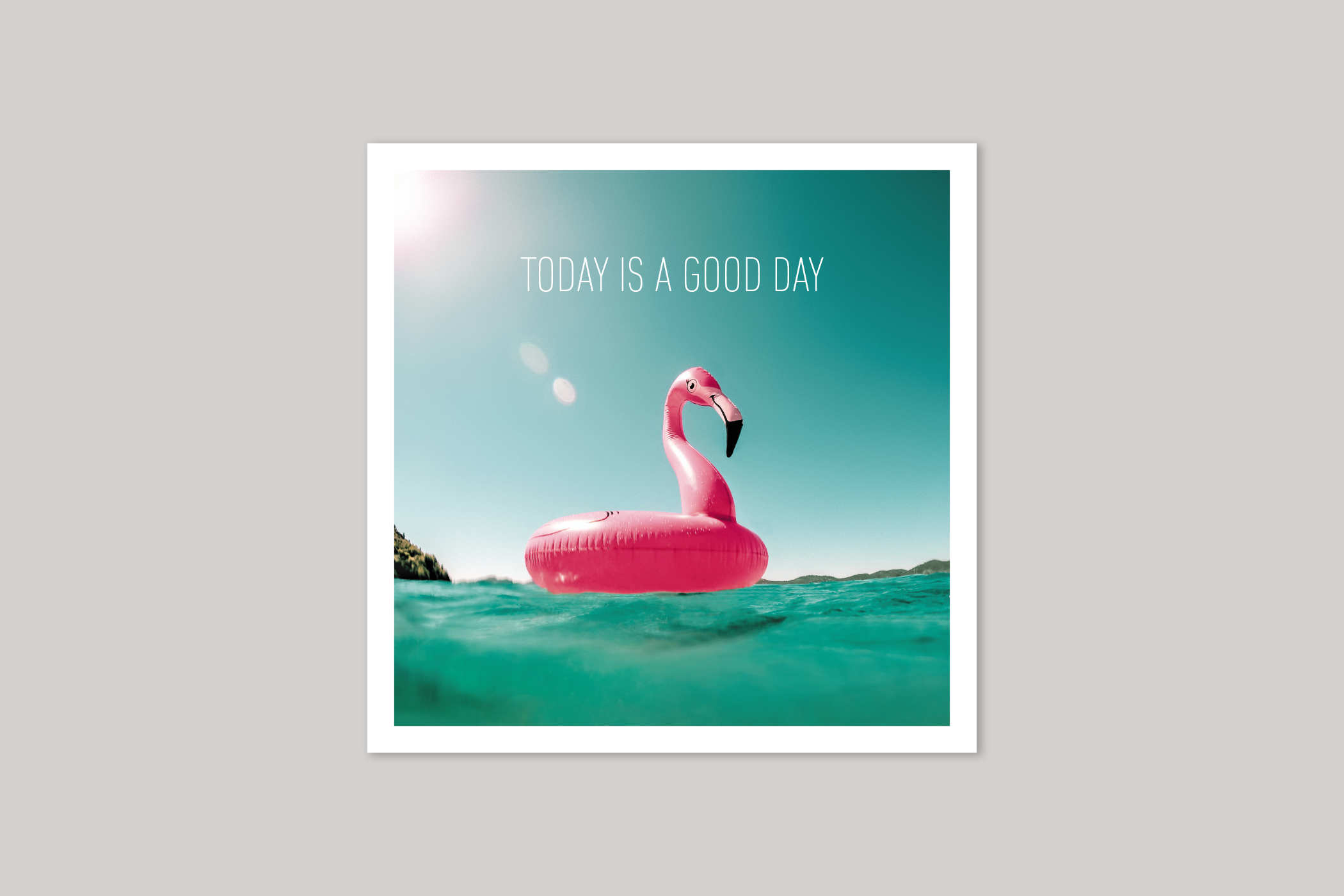 Today is A Good Day from Beautiful Days range of contemporary photographic cards by Icon.