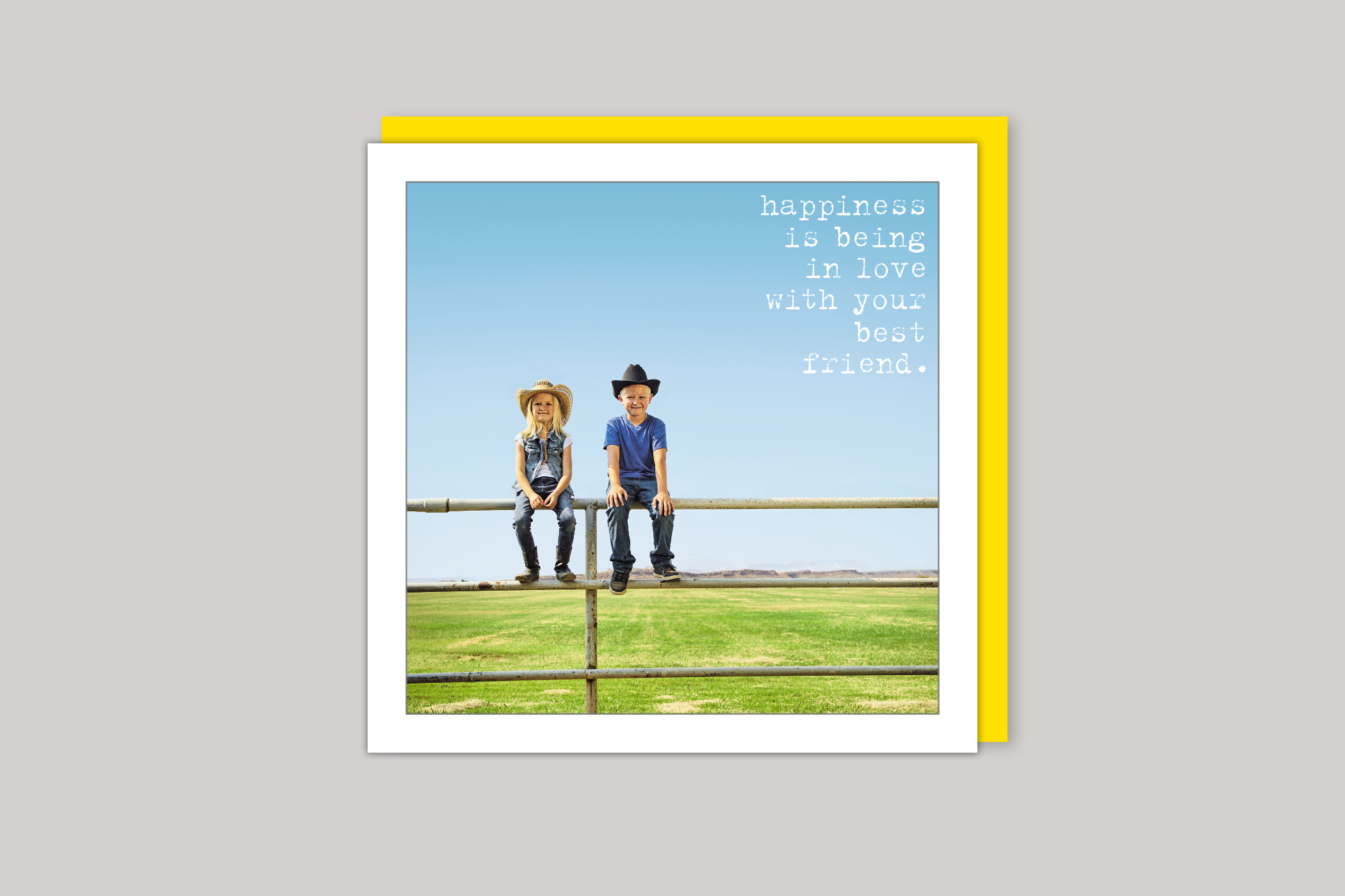 Happiness from Life Is Sweet range of greeting cards by Icon, back page.