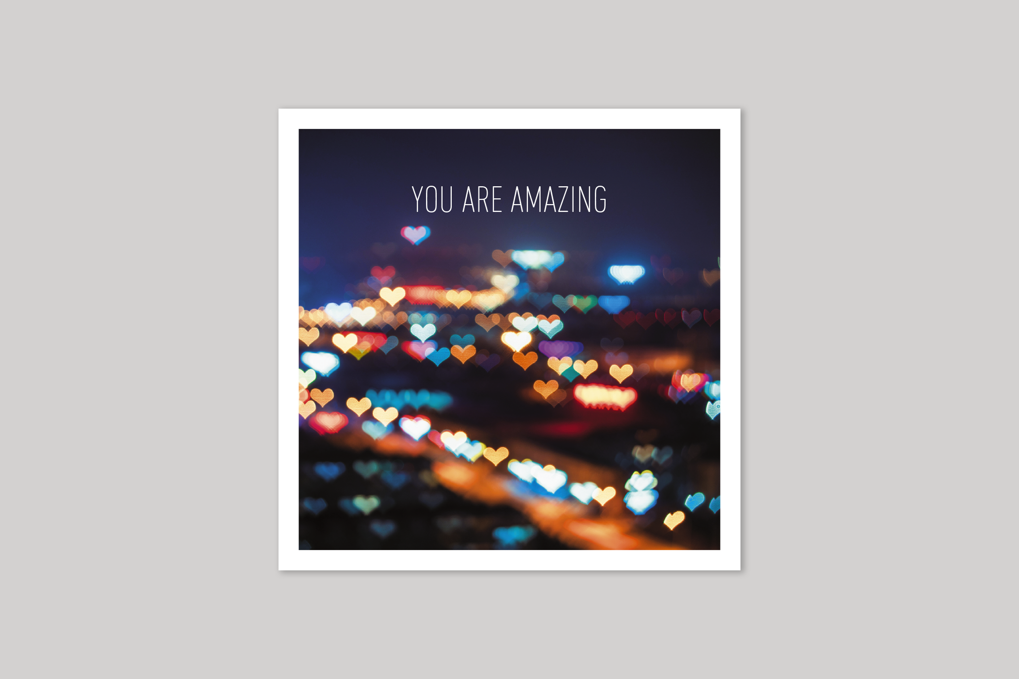You Are Amazing from Beautiful Days range of contemporary photographic cards by Icon.