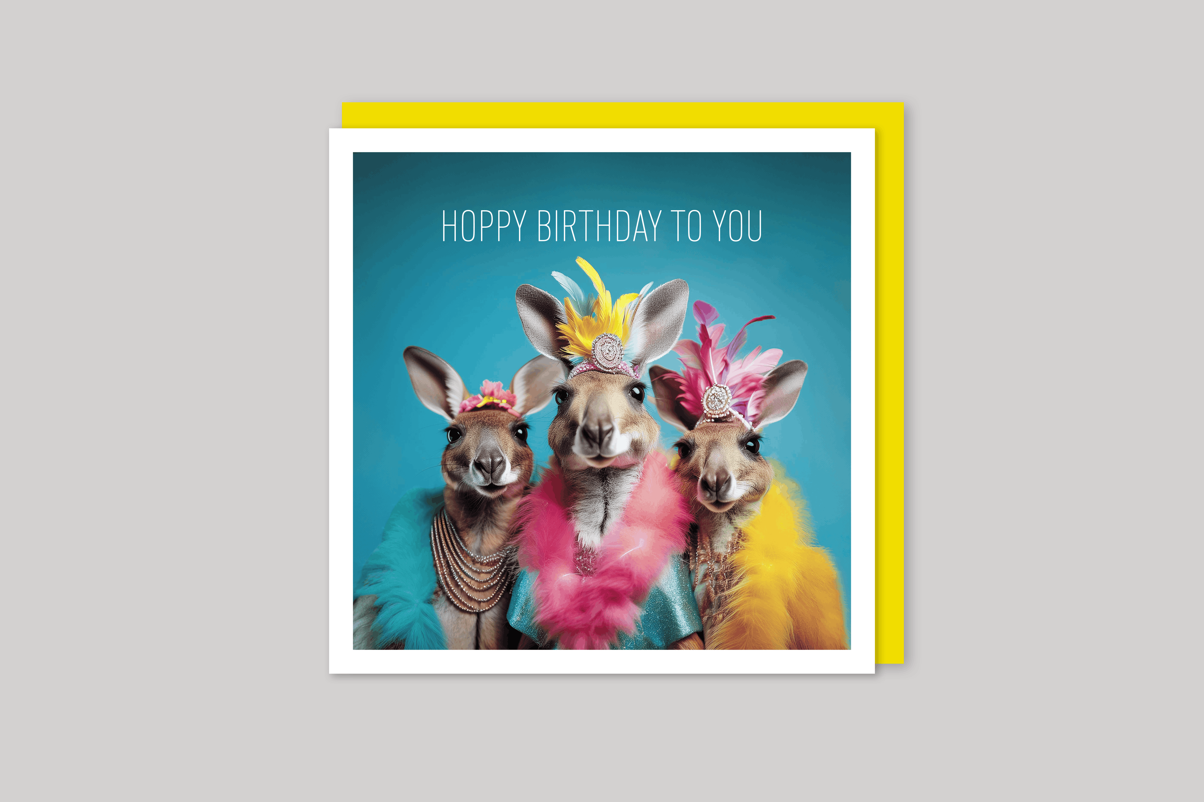 Hoppy Birthday is from Coola Coola an uber-cool range of animal cards published by Icon, with envelope.