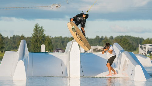 action picture of ronix diplomat wakeboard