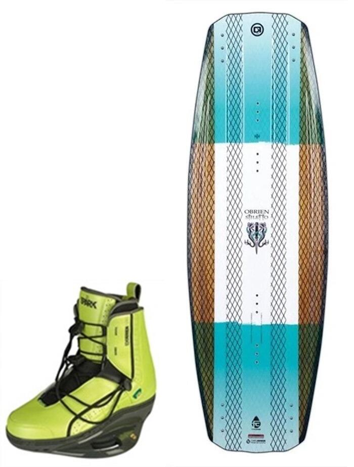 OBrien Stiletto Wakeboard with Spark Bindings Package