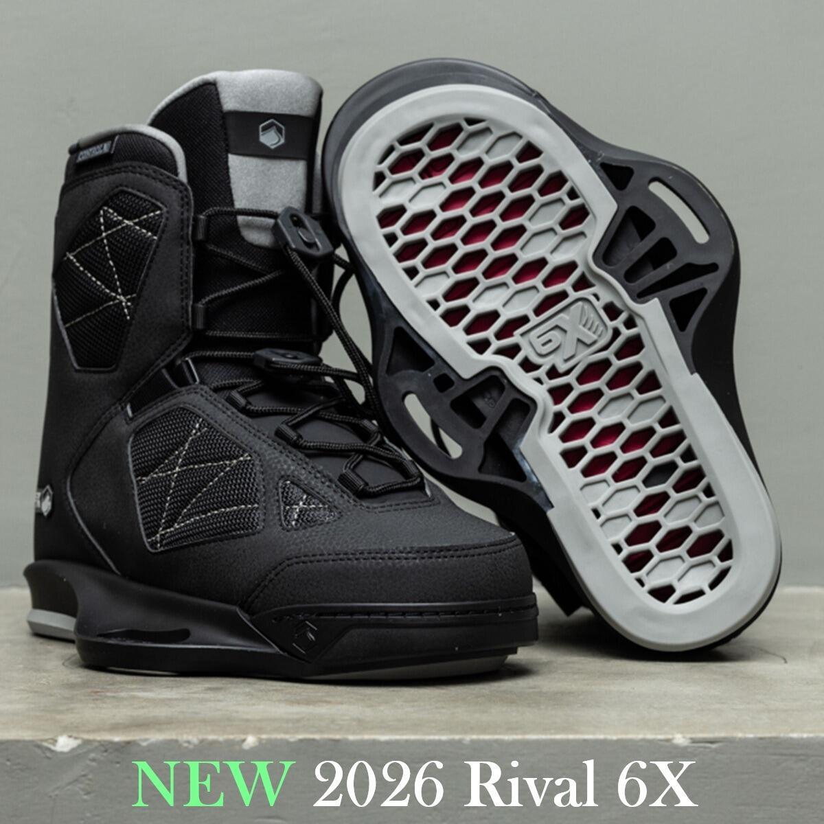 Liquid Force 2026 Rival 6X Wakeboard Bindings 1