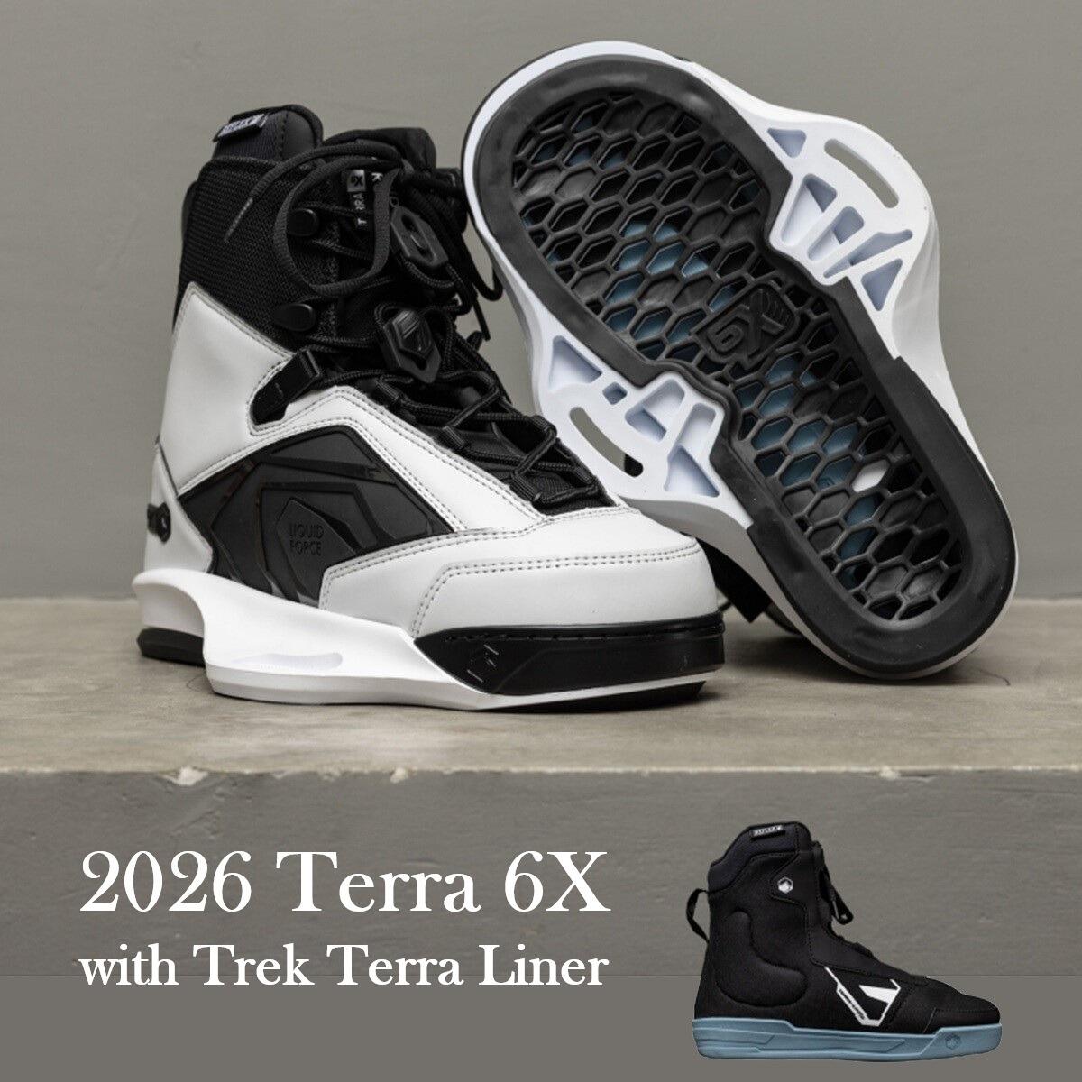 Liquid Force 2026 Terra 6X Wakeboard Bindings 1