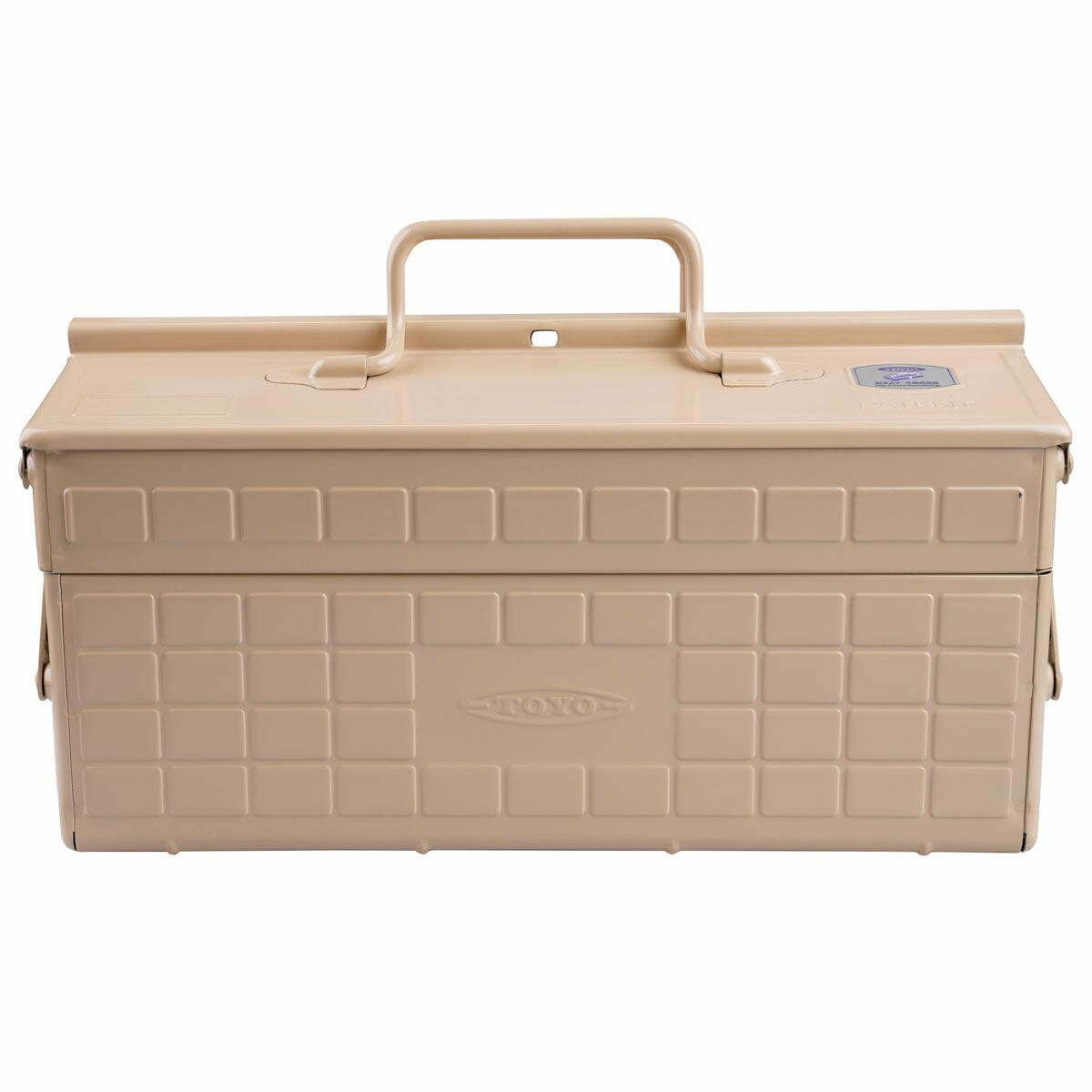 Toyo Steel Verktygslåda ST350 Beige från sidan