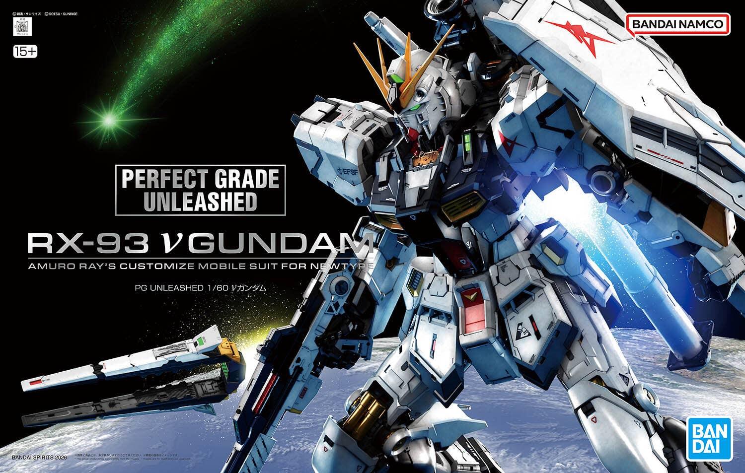 PG Unleashed 1/60 Nu Gundam - Gunpla San
