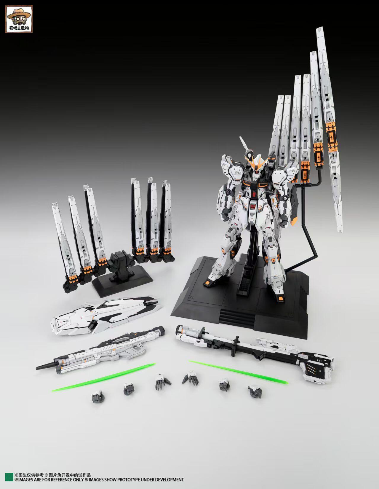 Farmer Creation MG 1/100 Nu Gundam (Fortune Meow) - Gunpla San