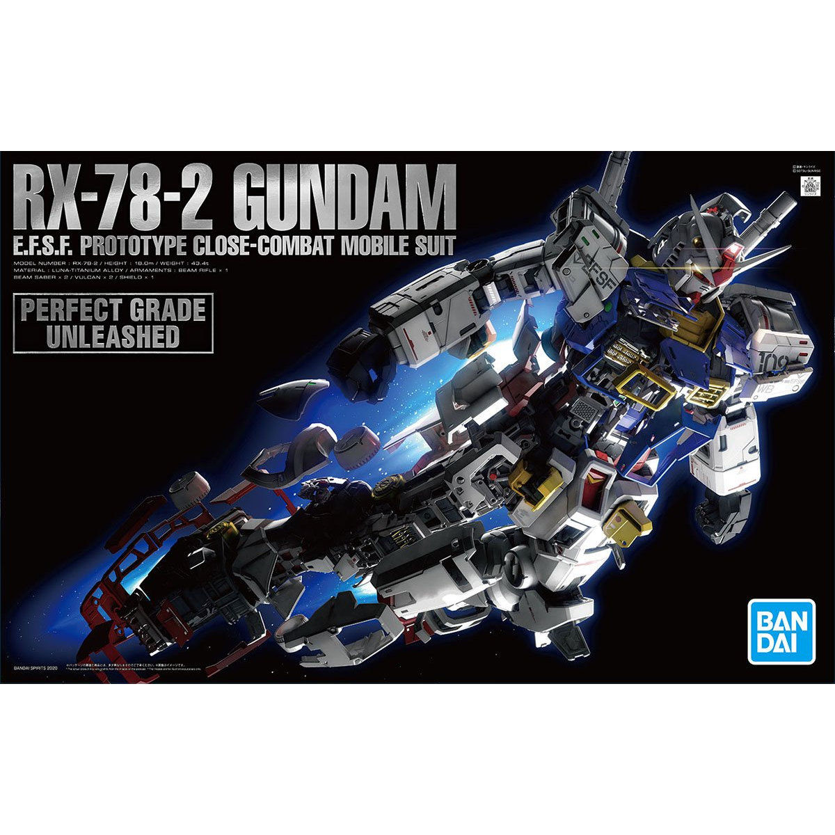 PG 1/60 Unleashed RX-78-2 Gundam - Gunpla San