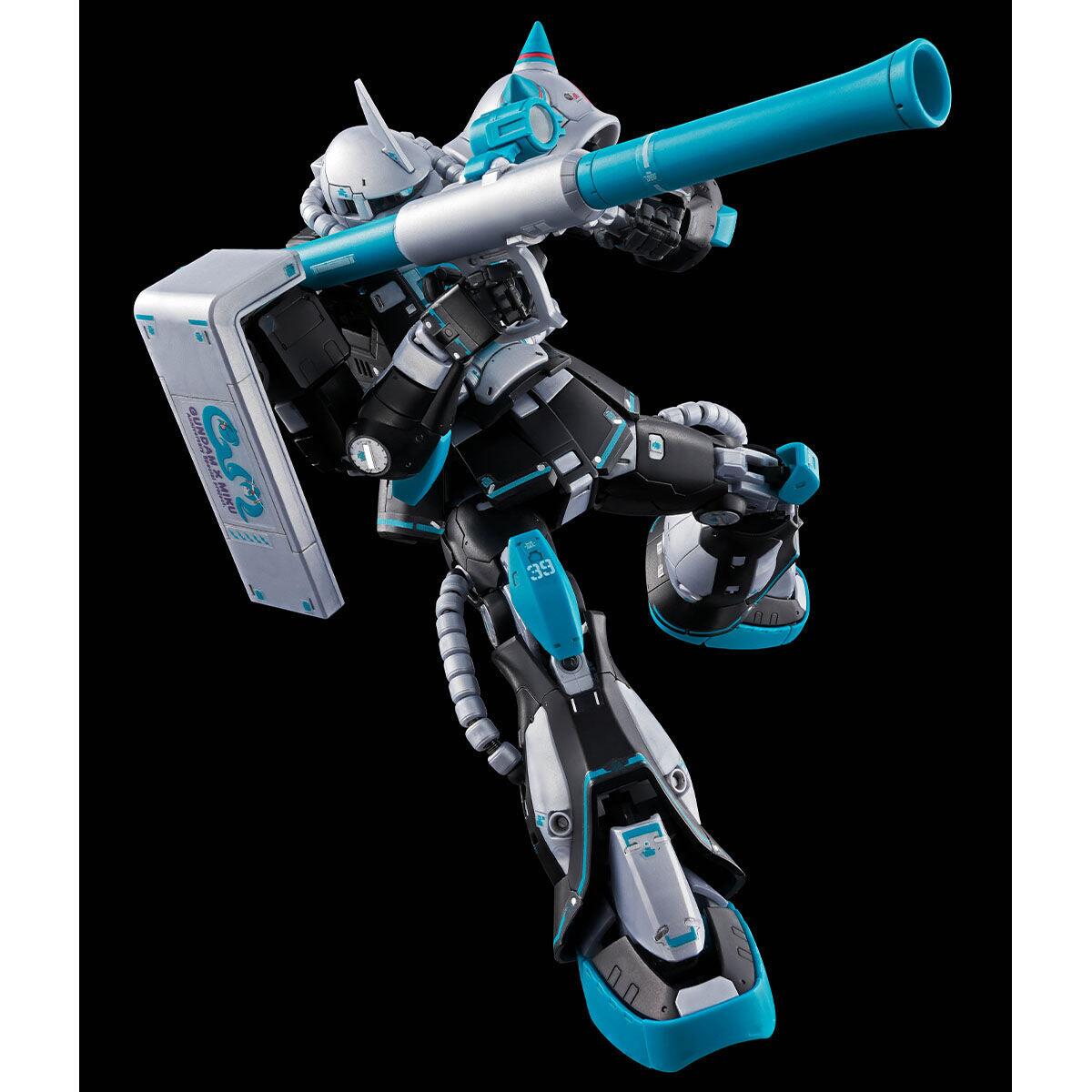 MA-06S ZAKU II HATSUNE MIKU VER 初音ミク RG 1/144 MS-06F Zaku II (Hatsune Miku Ver.) - Gunpla San