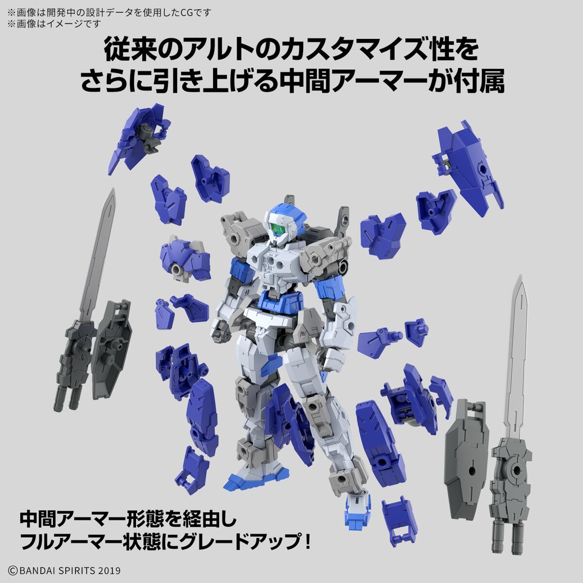 30MM 1/144 eEXM-17FA Full Armor Alto - Gunpla San
