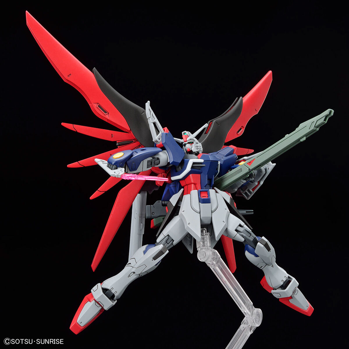 HG Destiny Gundam Spec II & Zeus Sillouette (Mobile Suit Gundam SEED Destiny):  Kikatek UK