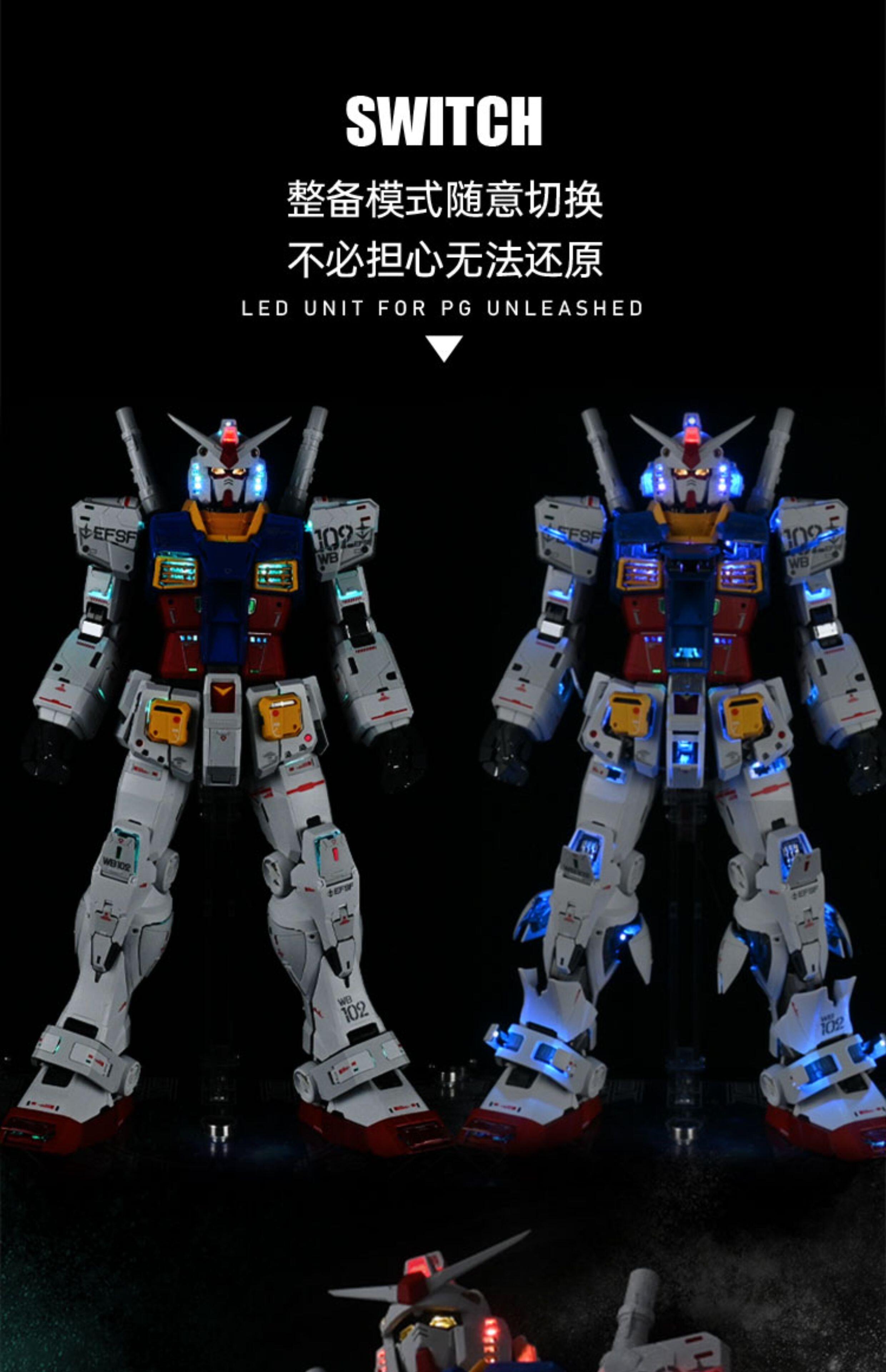UA Studio PG Unleashed 1/60 RX-78-2 Gundam Light Effects (Deluxe