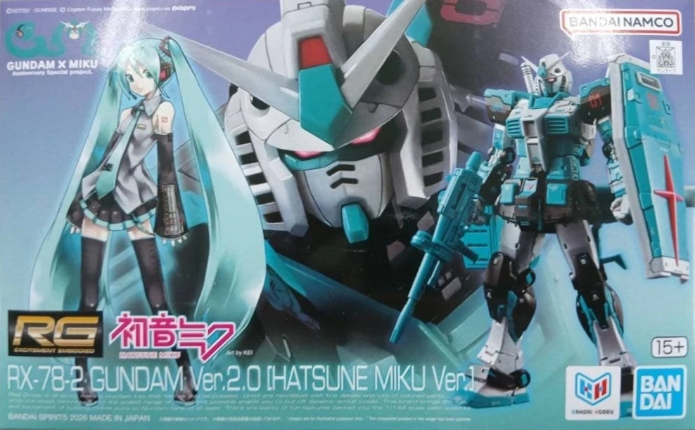 RG 1/144 RX-78-2 Gundam Ver.2.0 (Hatsune Miku Ver.) - Gunpla San