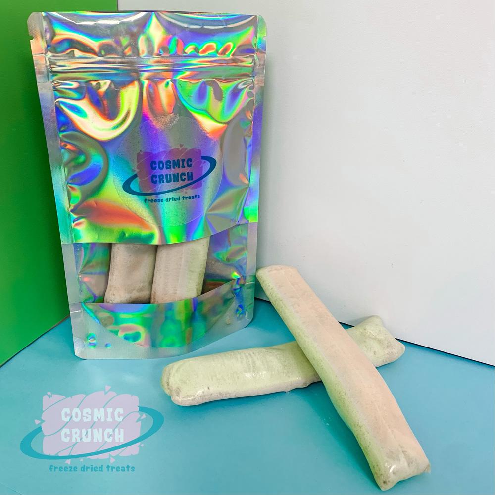 Freeze Dried Bubble Gum Snap Bars Cosmic Crunch
