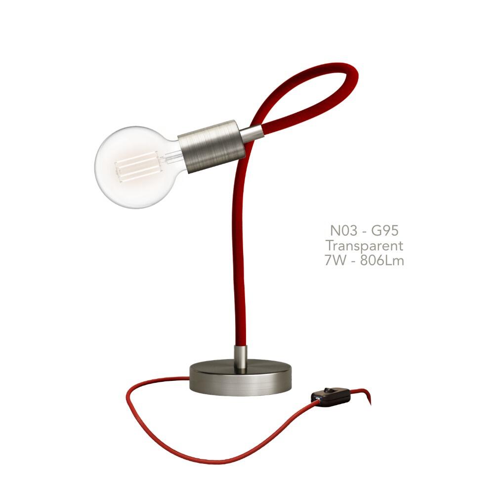 Fire Red Table Flex Light | powershackshop.co.uk