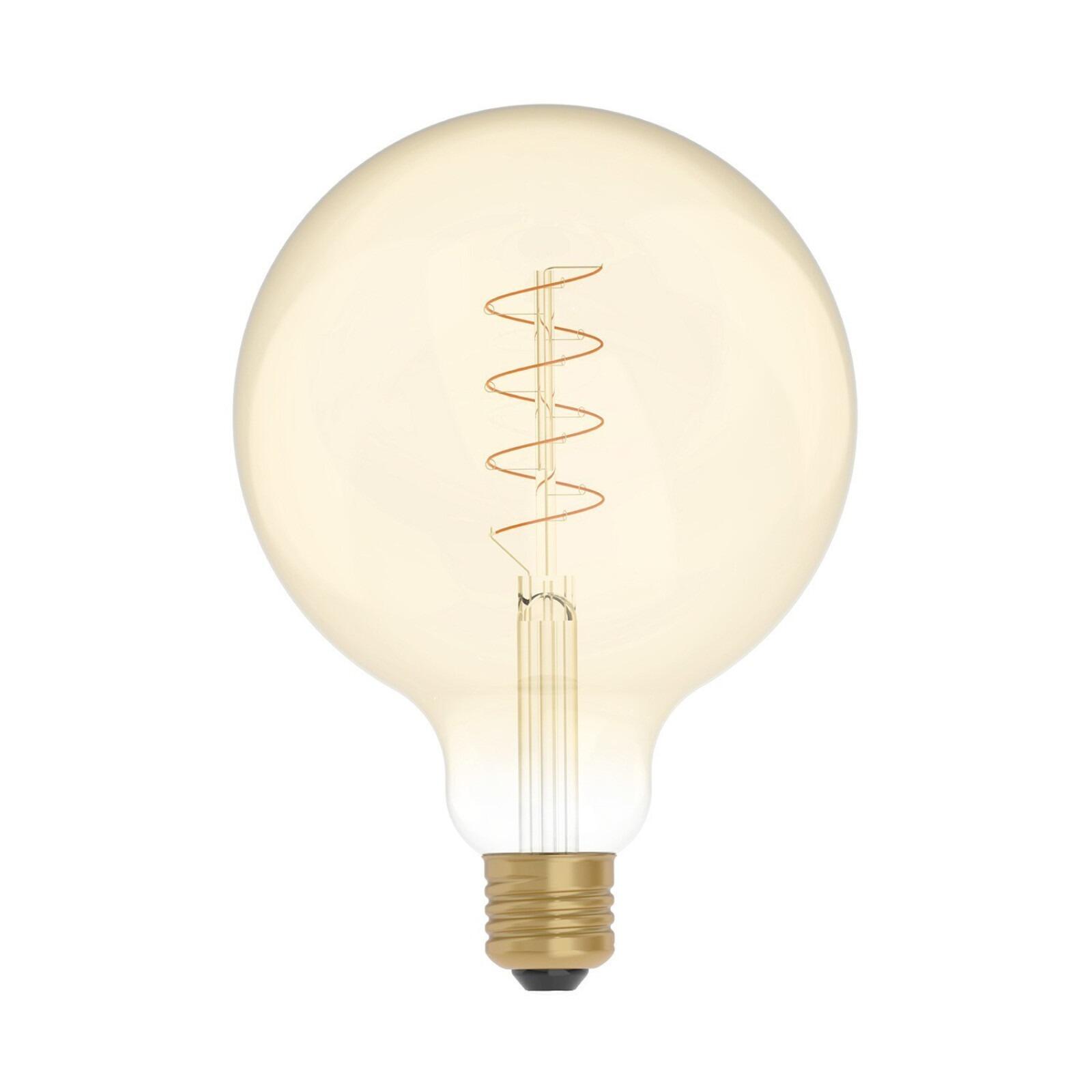 C07 LED Carbon Spiral Filament Dimmable Globe Bulb, G125 4W E27 1800K
