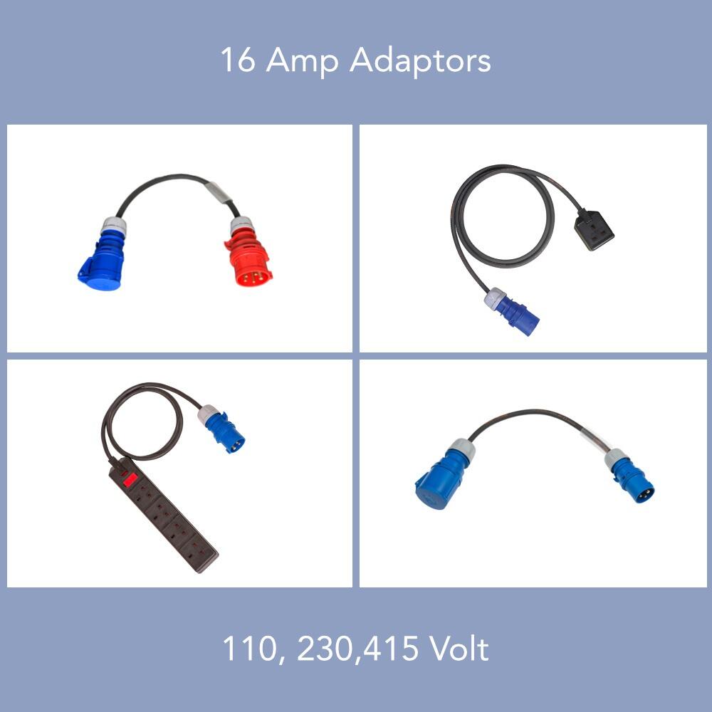 16 Amp Electrical Adaptors | Heavy Duty Adaptors | powershackshop.co.uk