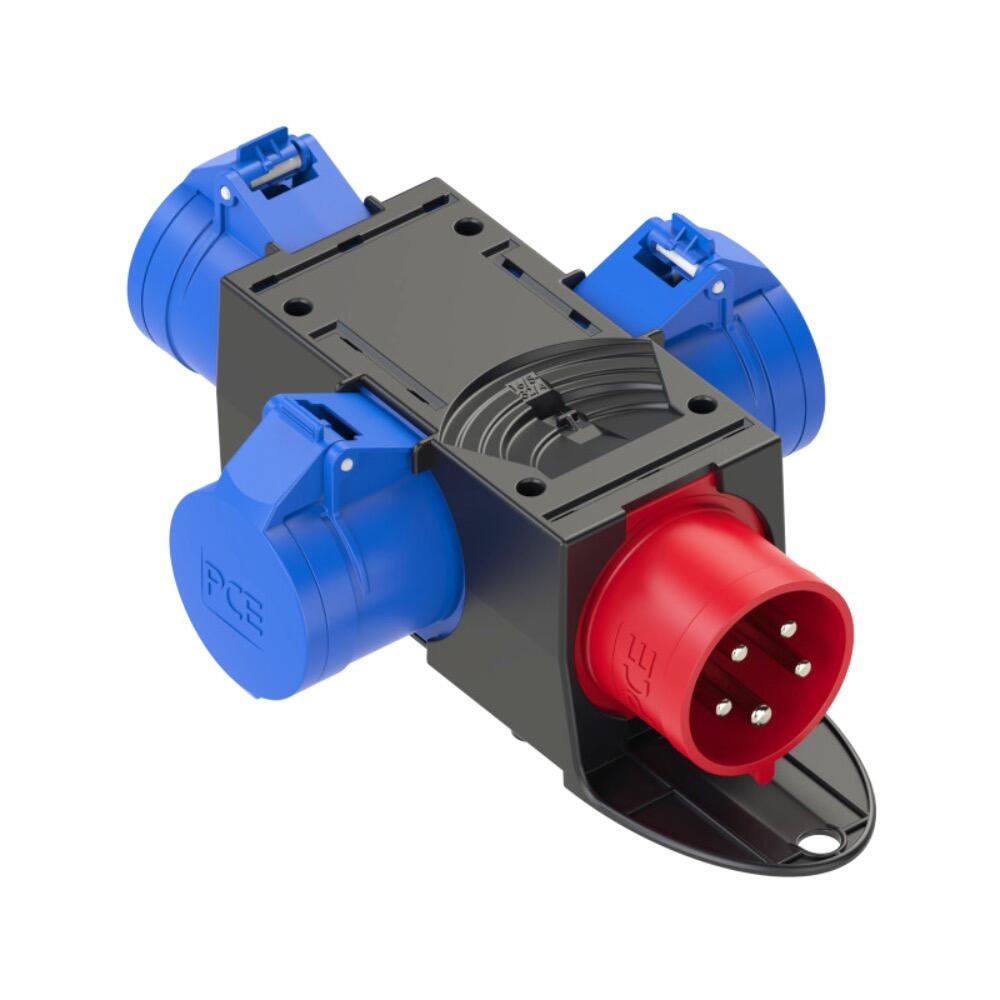 32A 400V > 3x 32A 230V | St Anton Distribution Unit 9437417