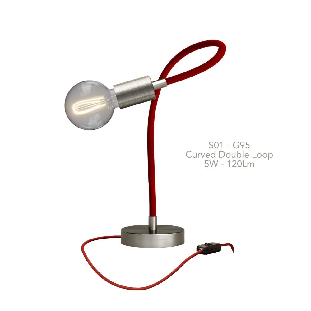 Fire Red Table Flex Light | powershackshop.co.uk