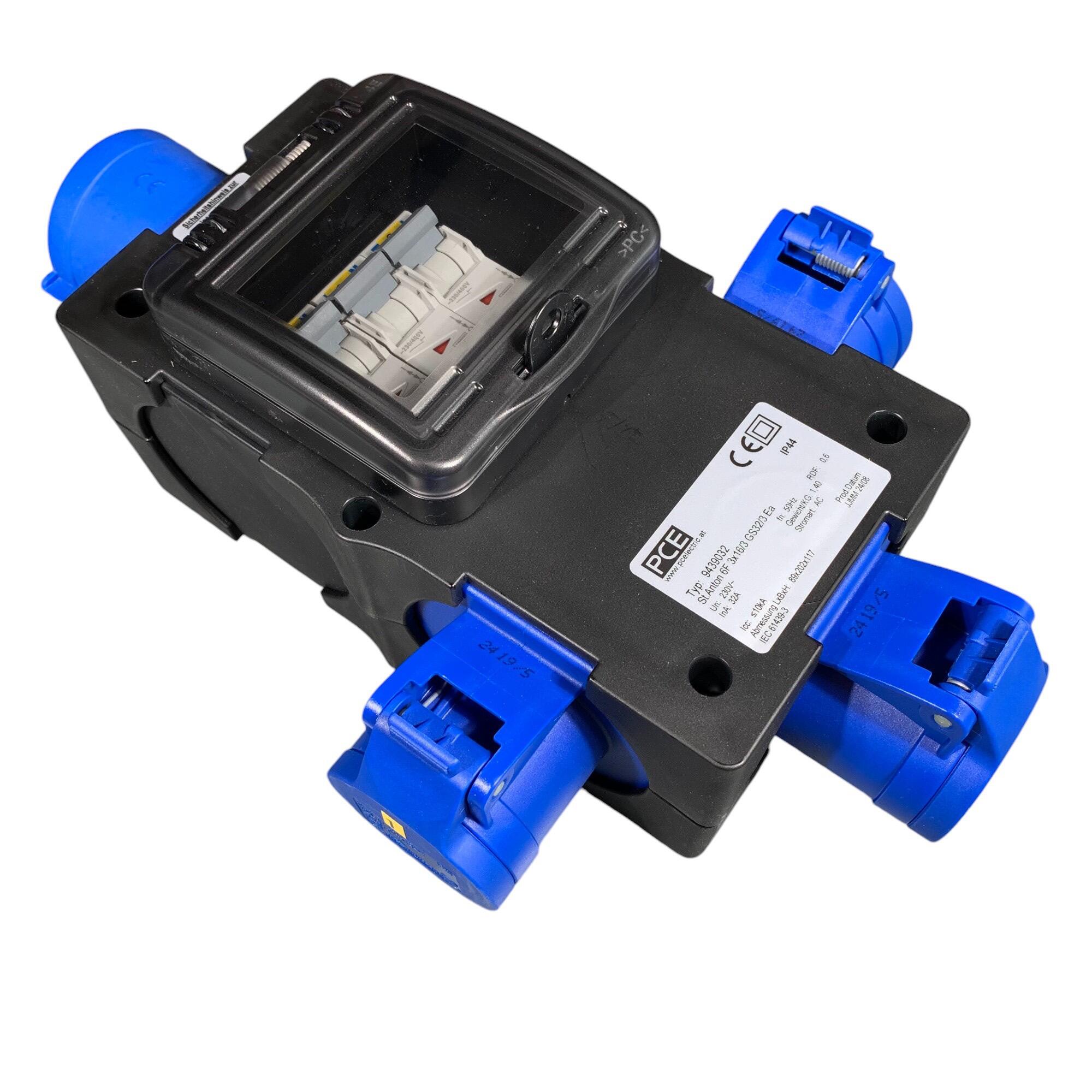 32A 230V > 3 x 16A 230V | St Anton Distribution