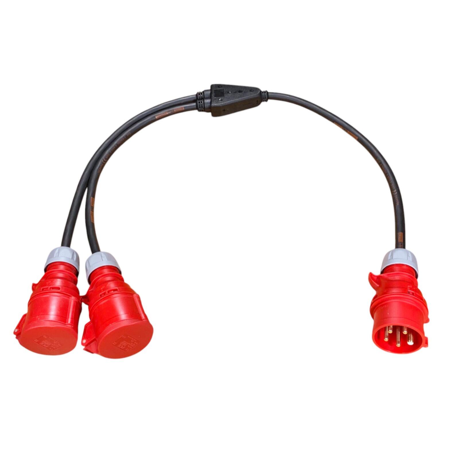 Y Splitter 16 Amp 5 Pin 2 Way | 415V IP44