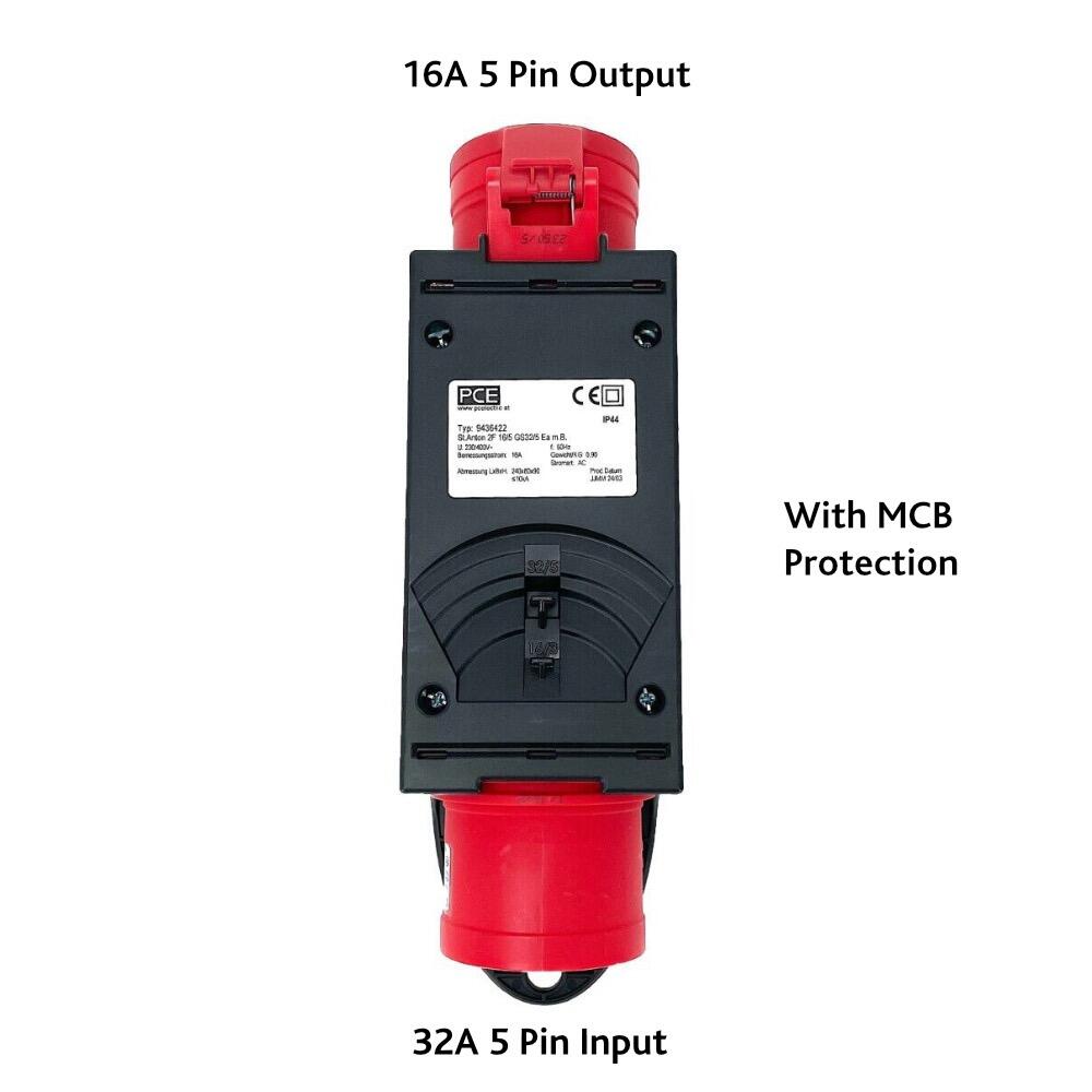 32A 400V > 1 x 16A 415V | St Anton Distribution