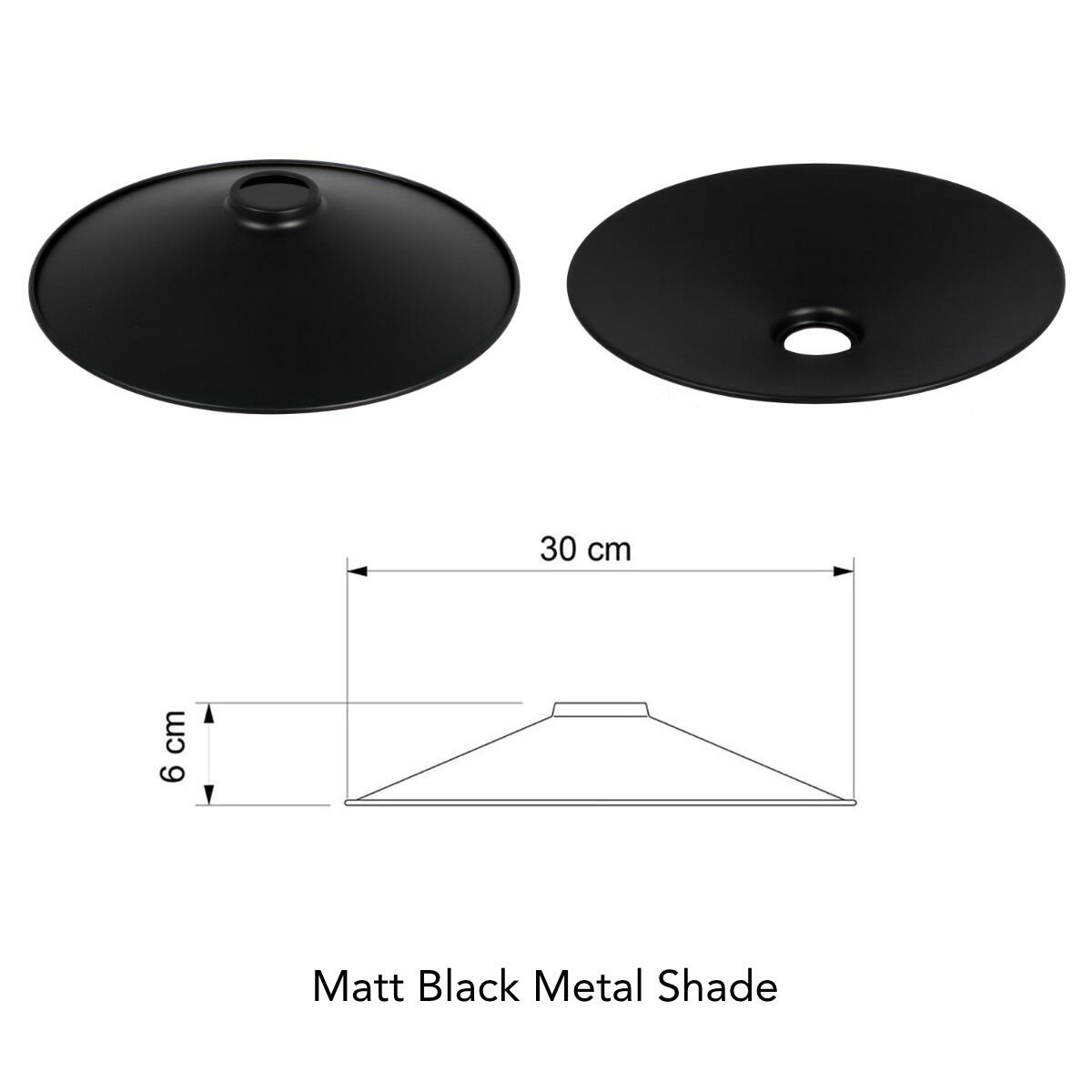 Matt Black Shade With Green Cable Snake - Portable plug in garden lighting