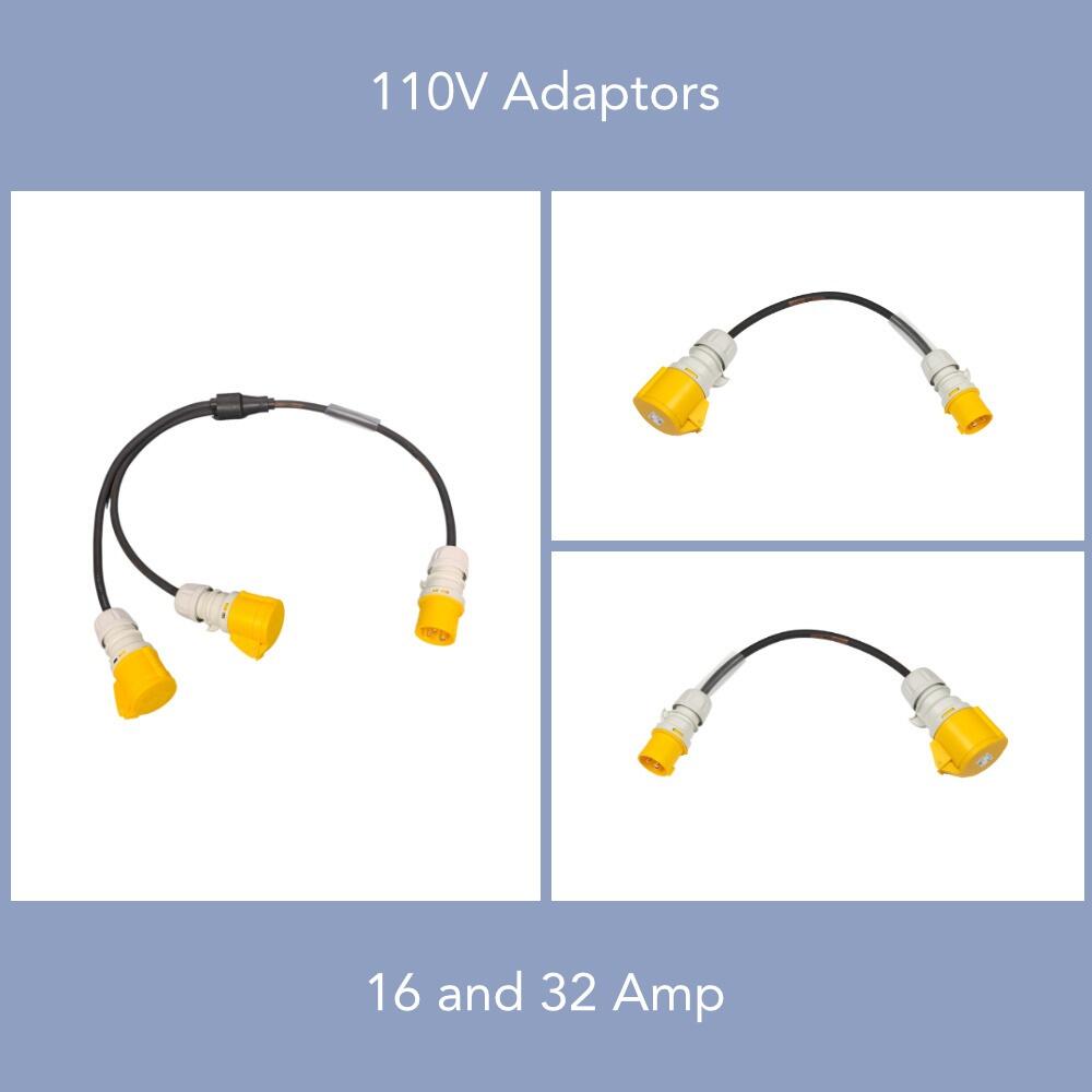 230V Adaptors | Heavy Duty 16 and 32 amp | powershackshop.co.uk