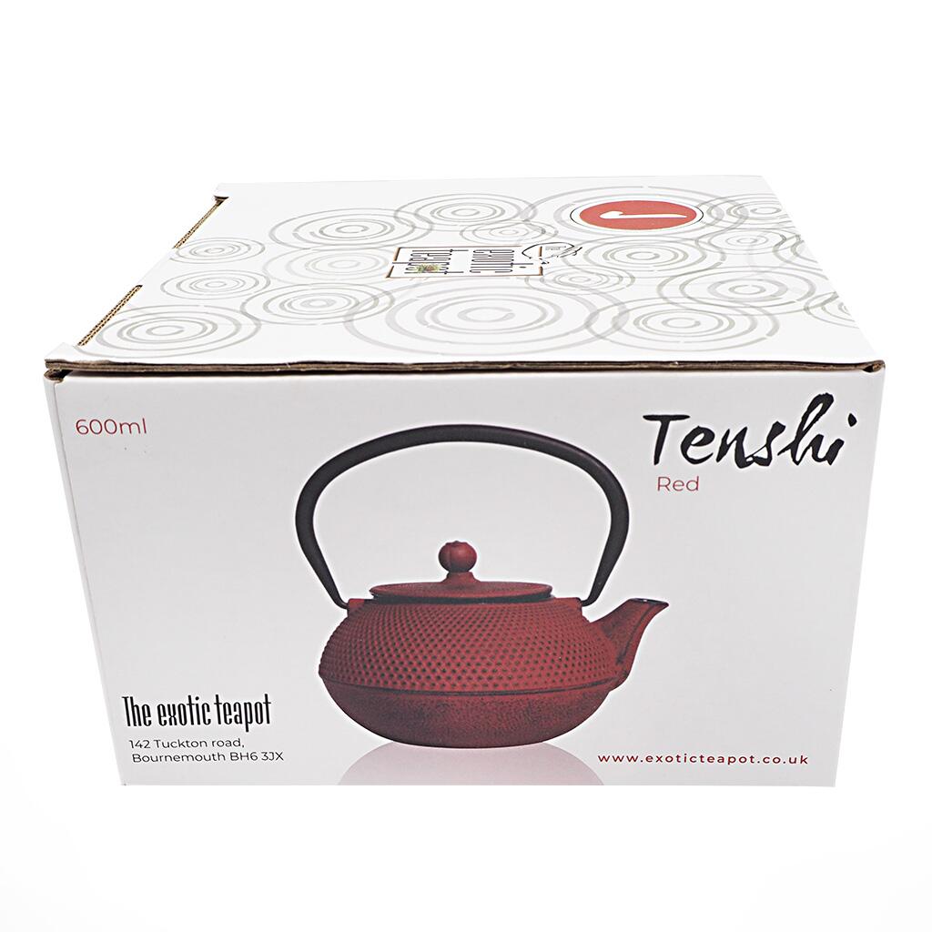 Tenshi Red Cast Iron Teapot Box