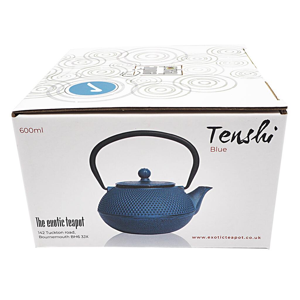 Tenshi Blue Cast Iron Teapot Box