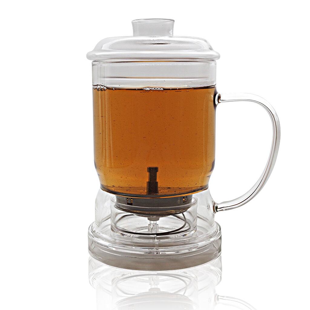 Tea Press Glass Infuser Full