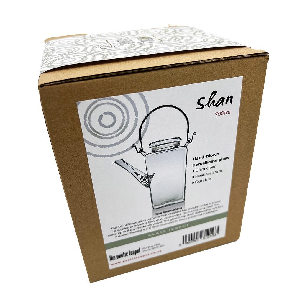 Shan Glass Teapot 700ml Pack