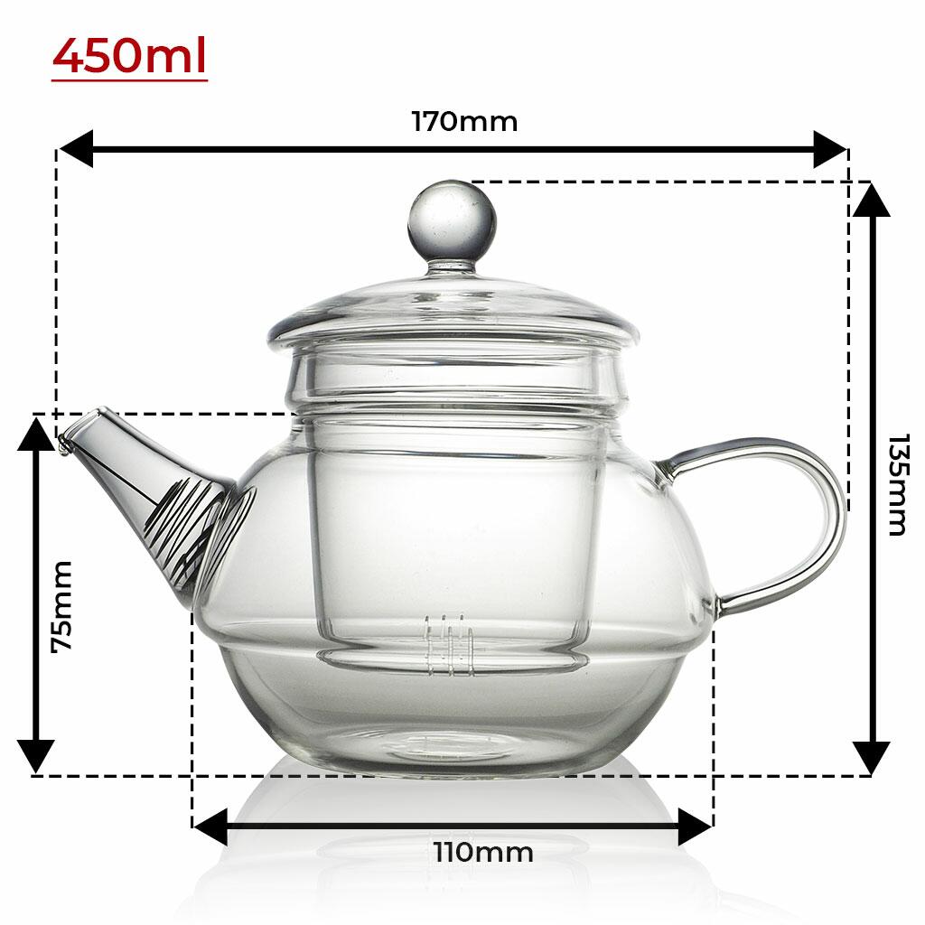 Una Teapot 450ml with Cup