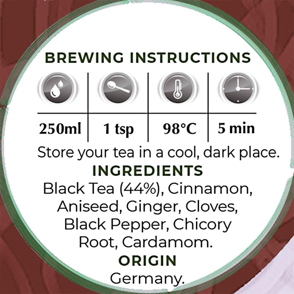 Masala Chai Black Tea Instructions
