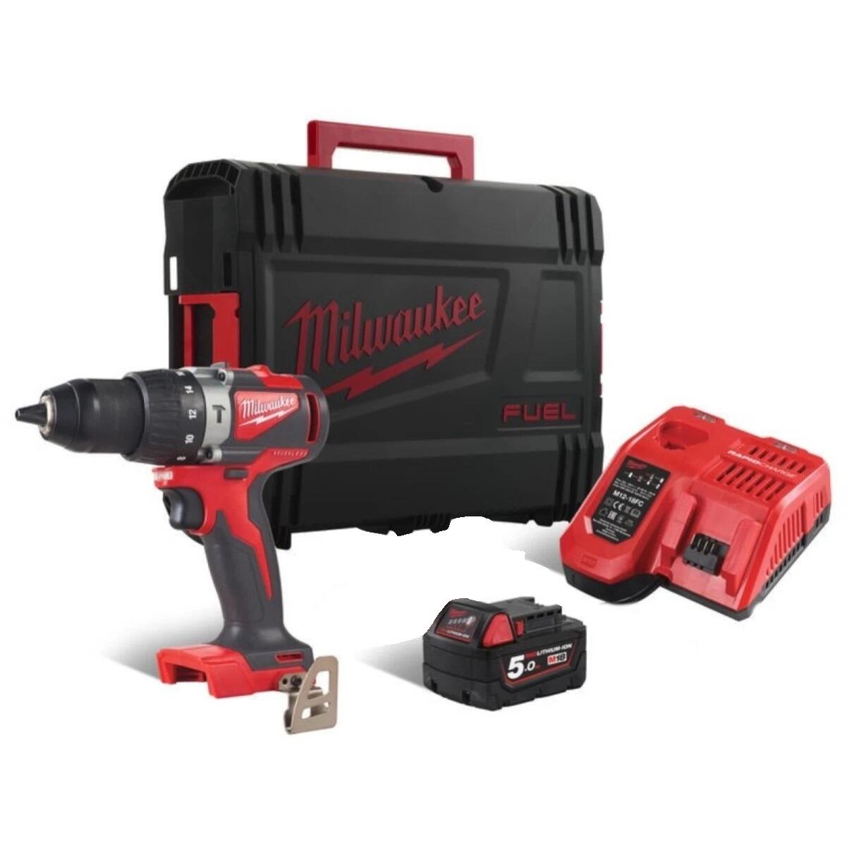 Milwaukee M18 CBLPD 501C 18V Brushless Combi Drill