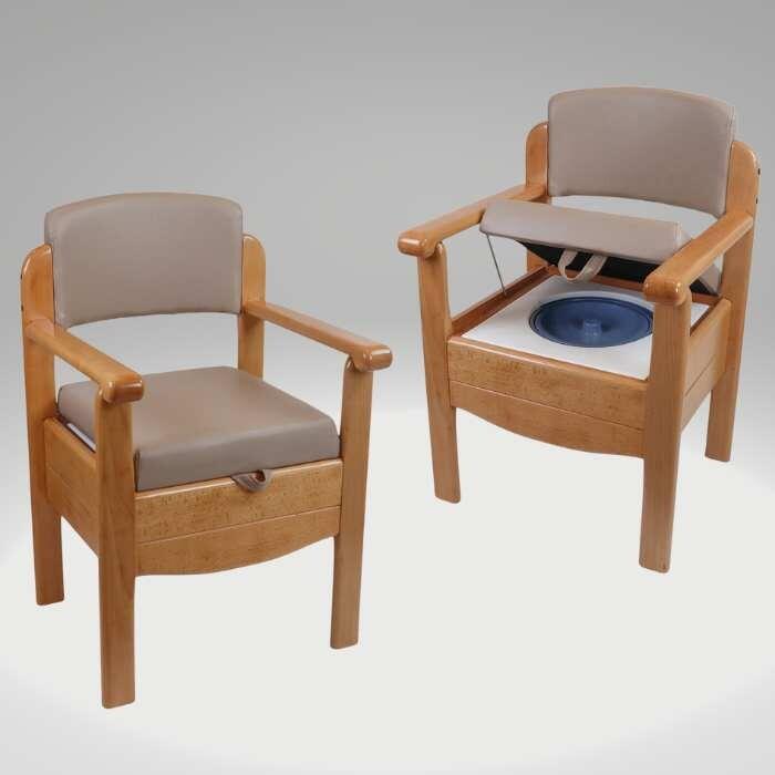 Luxury Wooden Commode | Care Home Medical Products
